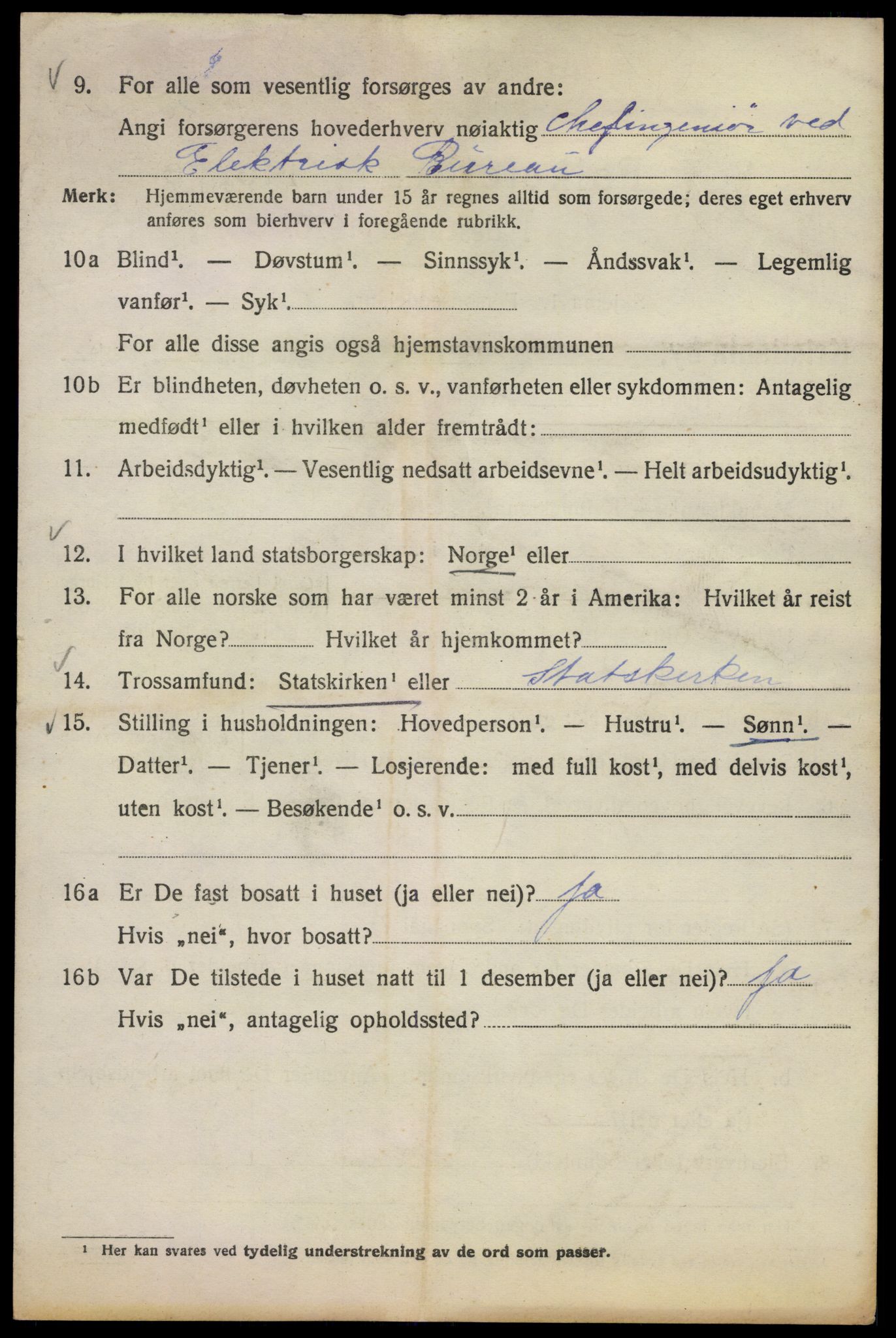 SAO, 1920 census for Kristiania, 1920, p. 395402