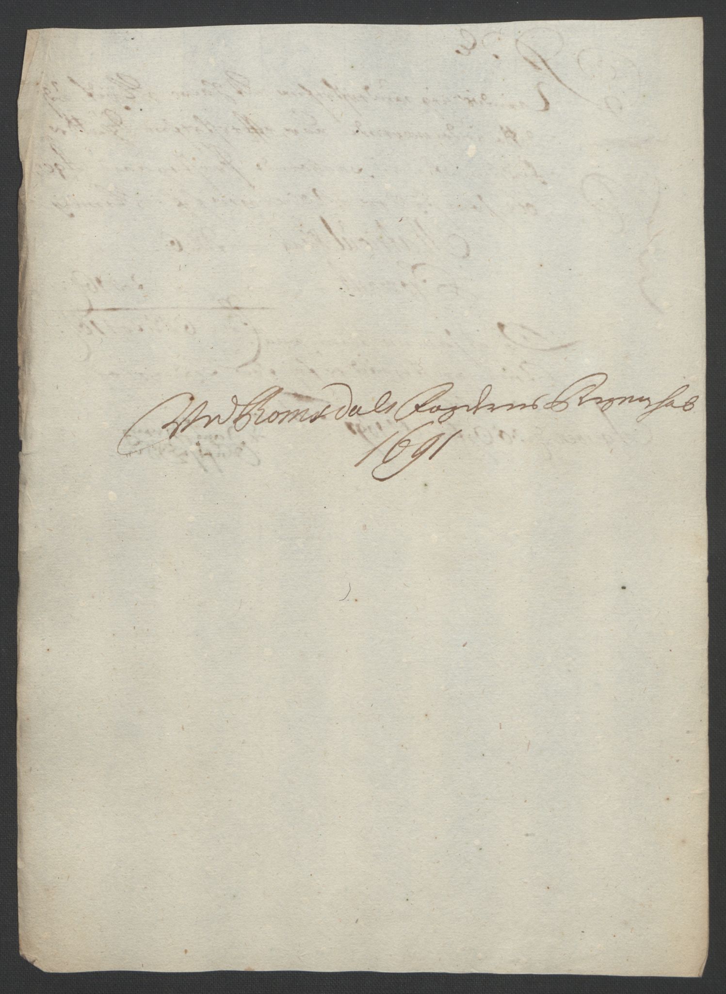 Rentekammeret inntil 1814, Reviderte regnskaper, Fogderegnskap, AV/RA-EA-4092/R55/L3649: Fogderegnskap Romsdal, 1690-1691, p. 342