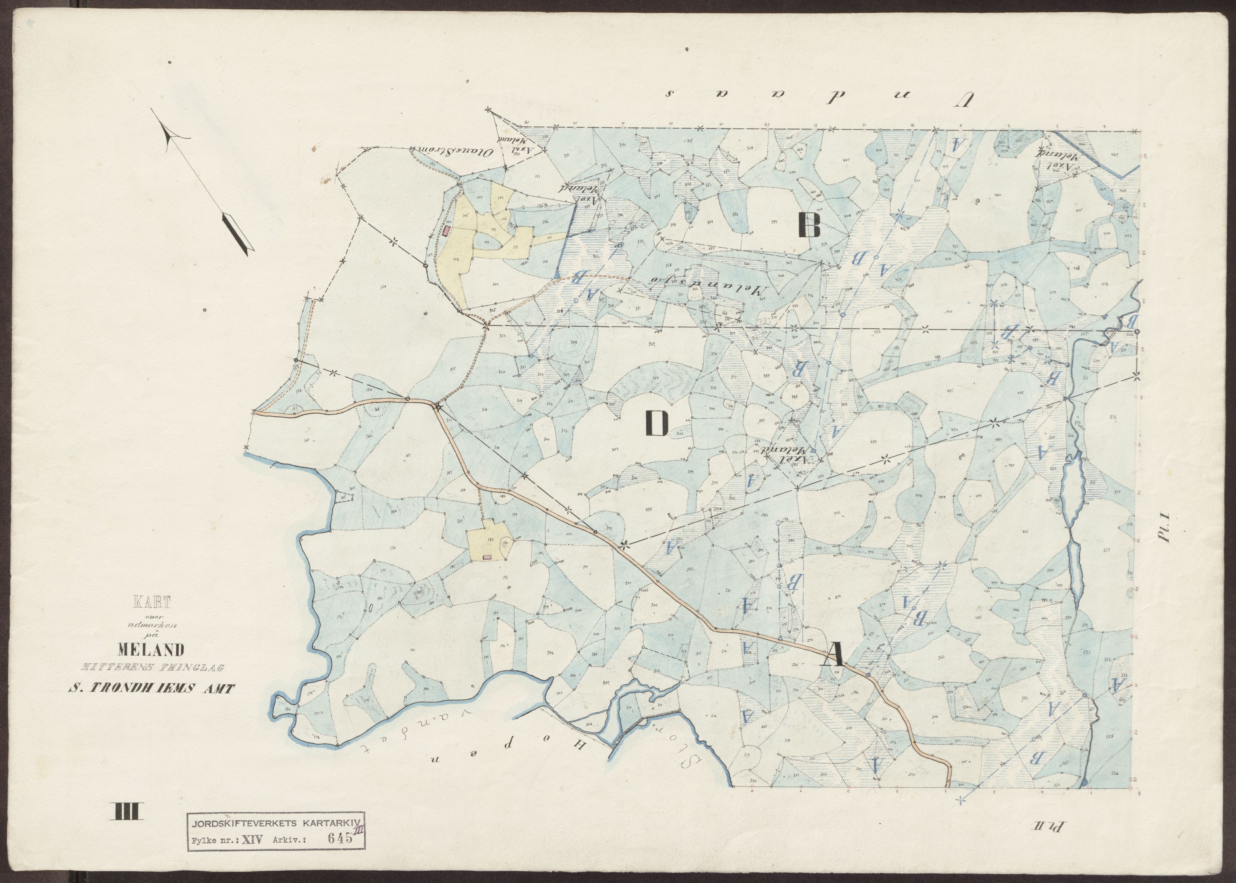 Jordskifteverkets kartarkiv, AV/RA-S-3929/T, 1859-1988, p. 919