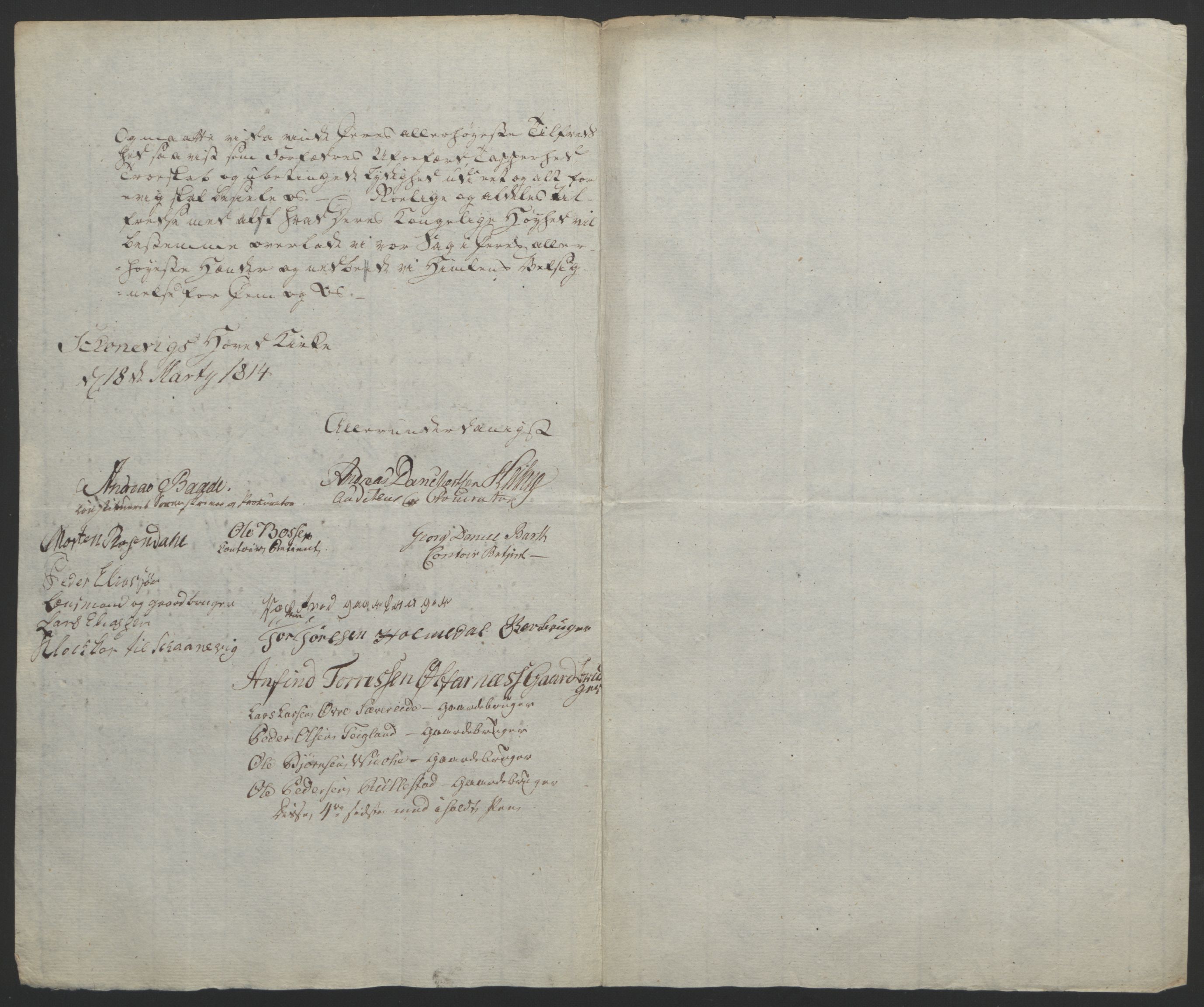Statsrådssekretariatet, RA/S-1001/D/Db/L0008: Fullmakter for Eidsvollsrepresentantene i 1814. , 1814, p. 295
