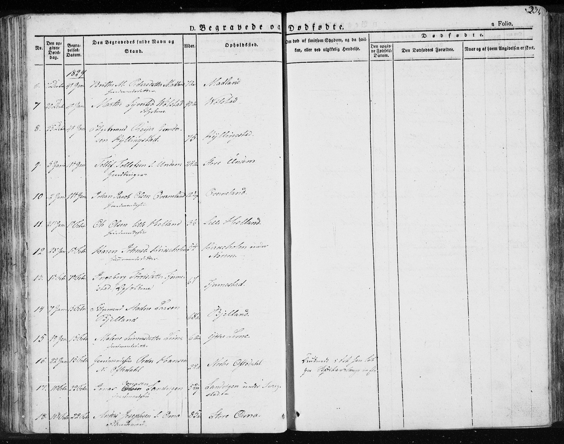 Lye sokneprestkontor, AV/SAST-A-101794/001/30BA/L0004: Parish register (official) no. A 4, 1826-1841, p. 237