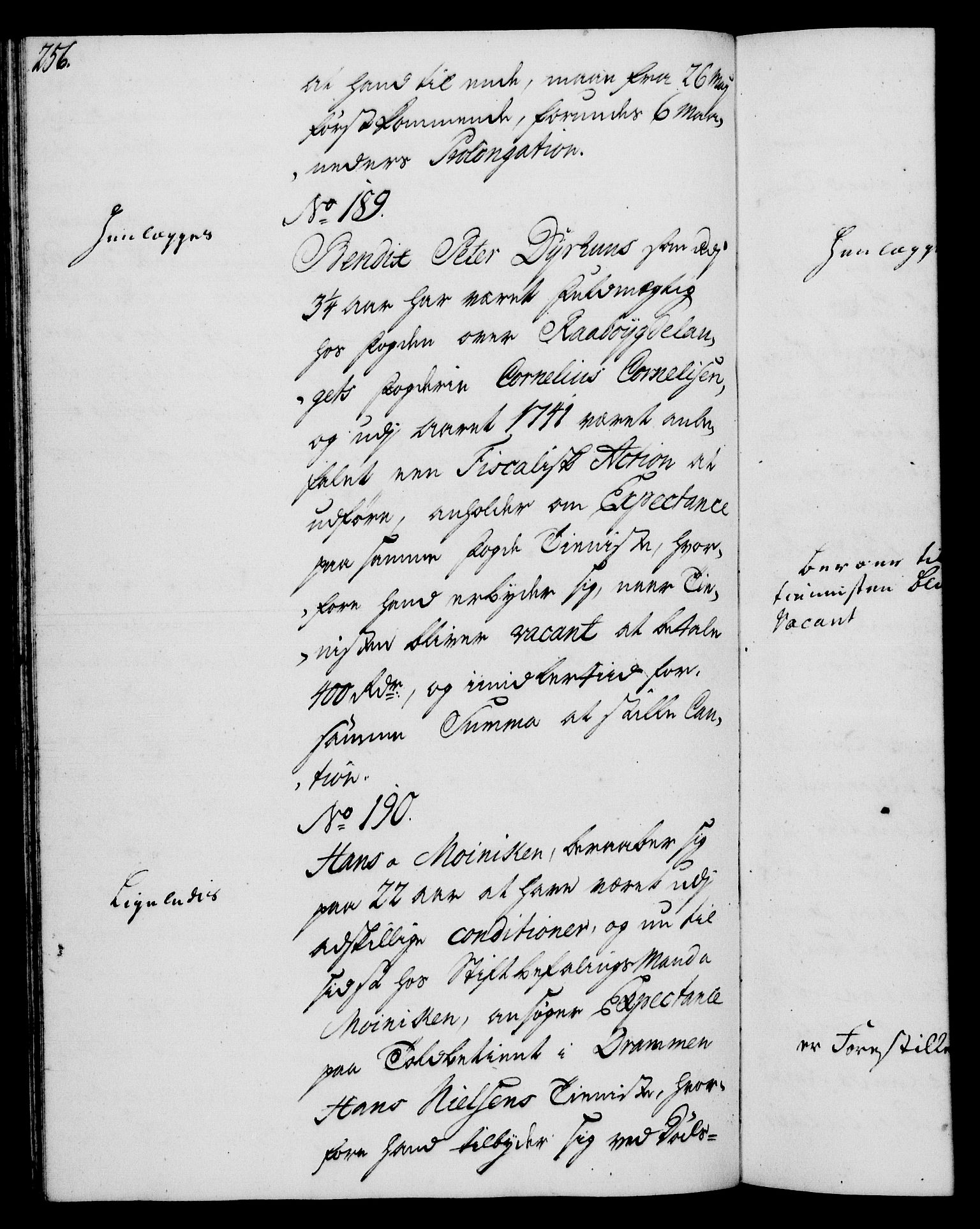 Rentekammeret, Kammerkanselliet, AV/RA-EA-3111/G/Gh/Gha/L0026: Norsk ekstraktmemorialprotokoll (merket RK 53.71), 1744-1745, p. 256