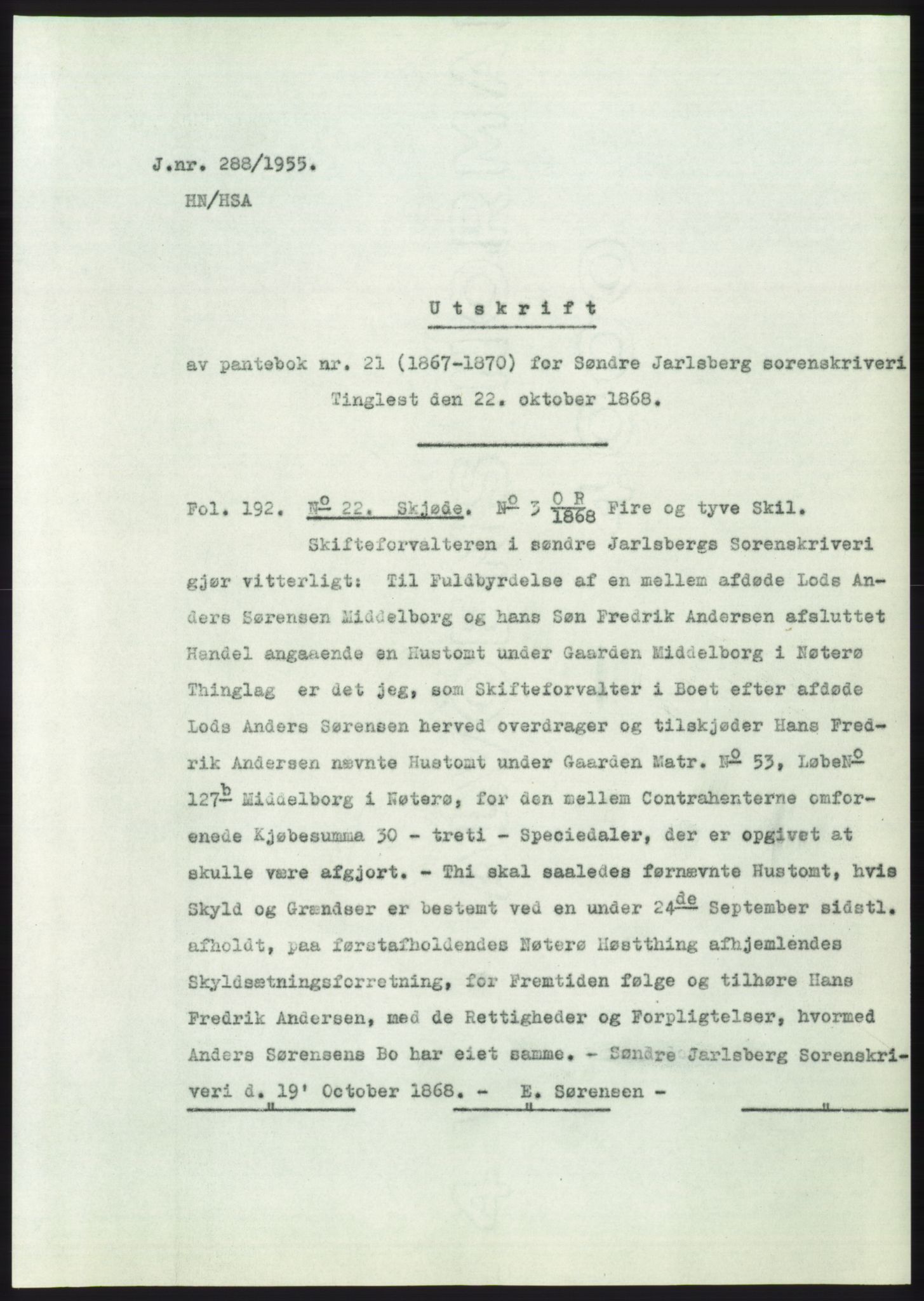 Statsarkivet i Kongsberg, SAKO/A-0001, 1955, p. 88
