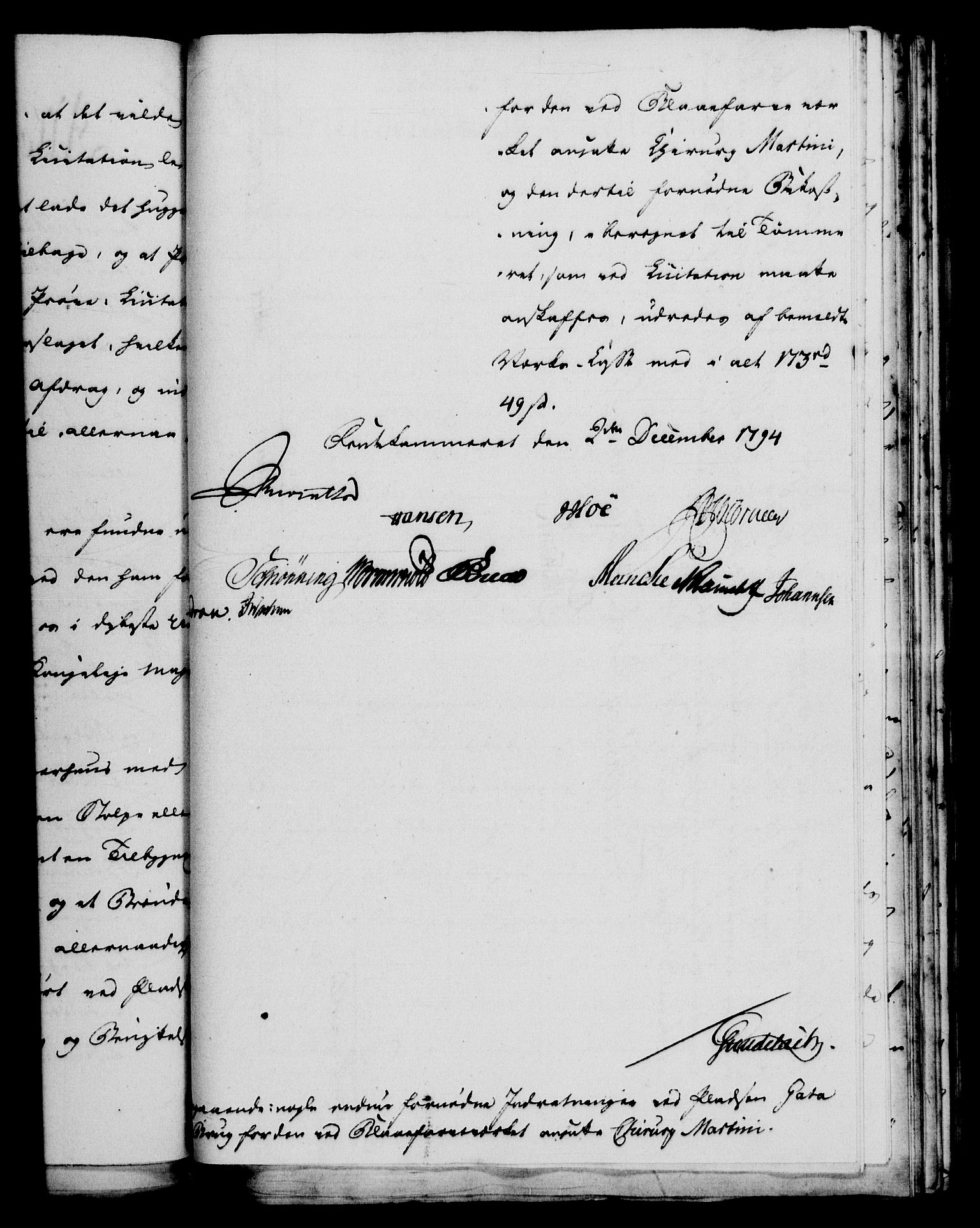 Rentekammeret, Renteskriverkontorene, AV/RA-EA-3115/M/Mf/Mfb/L0002: Relasjons- og resolusjonsprotokoll med register (merket RK 54.8), 1793-1795