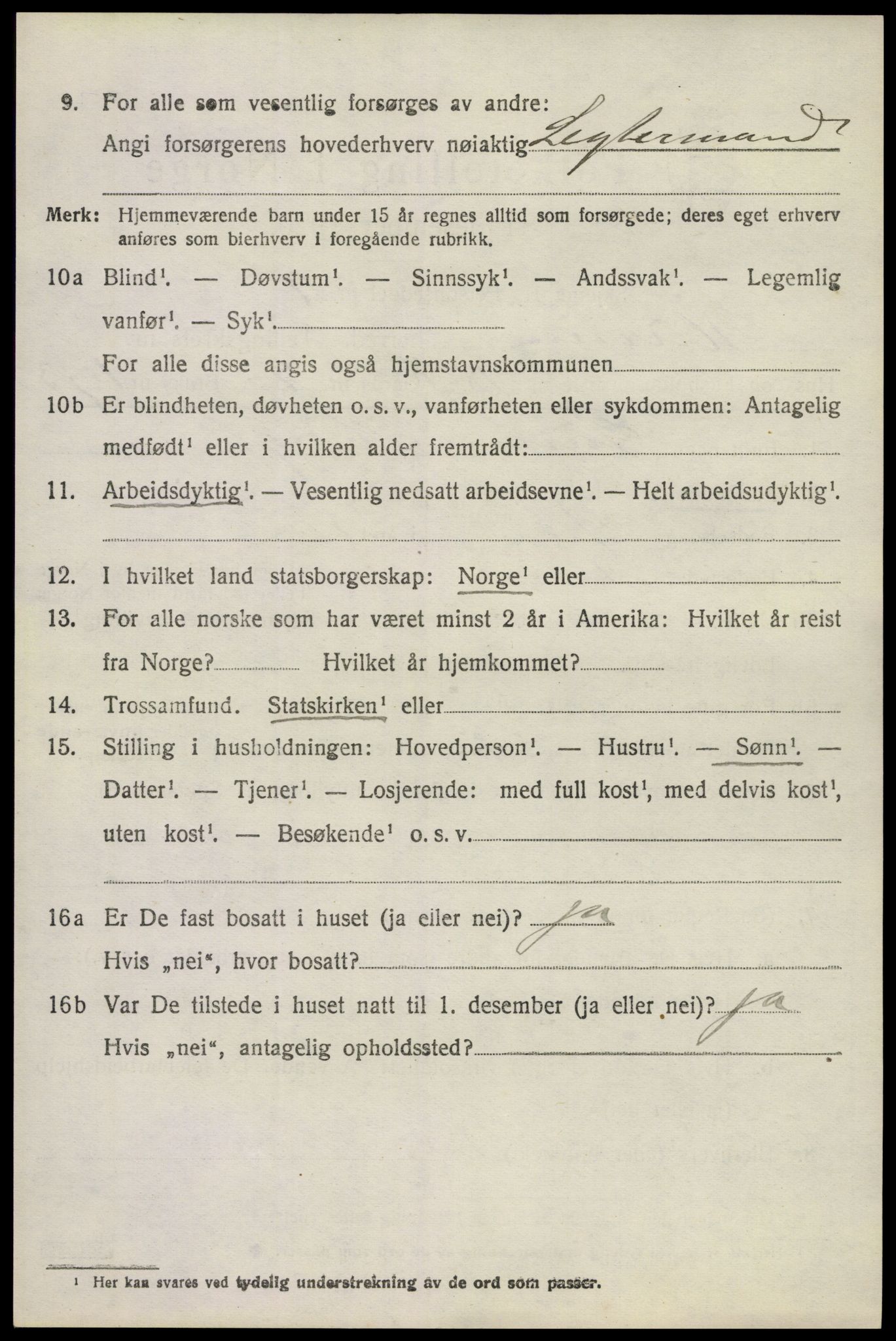 SAKO, 1920 census for Hurum, 1920, p. 5105