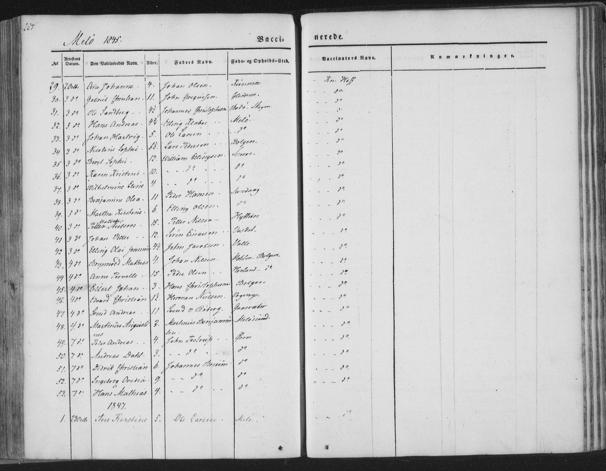 Ministerialprotokoller, klokkerbøker og fødselsregistre - Nordland, AV/SAT-A-1459/841/L0604: Parish register (official) no. 841A09 /2, 1845-1862, p. 267