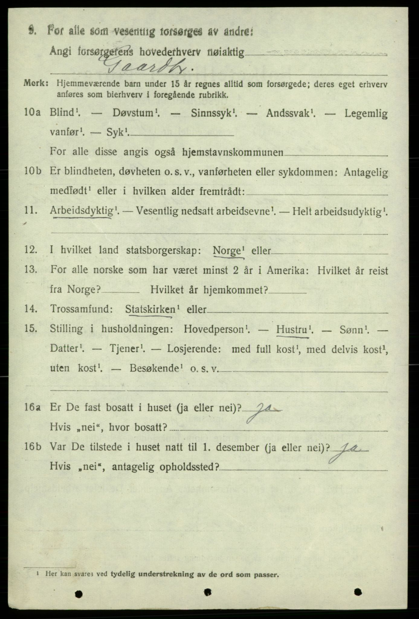 SAB, 1920 census for Kvinnherad, 1920, p. 4493