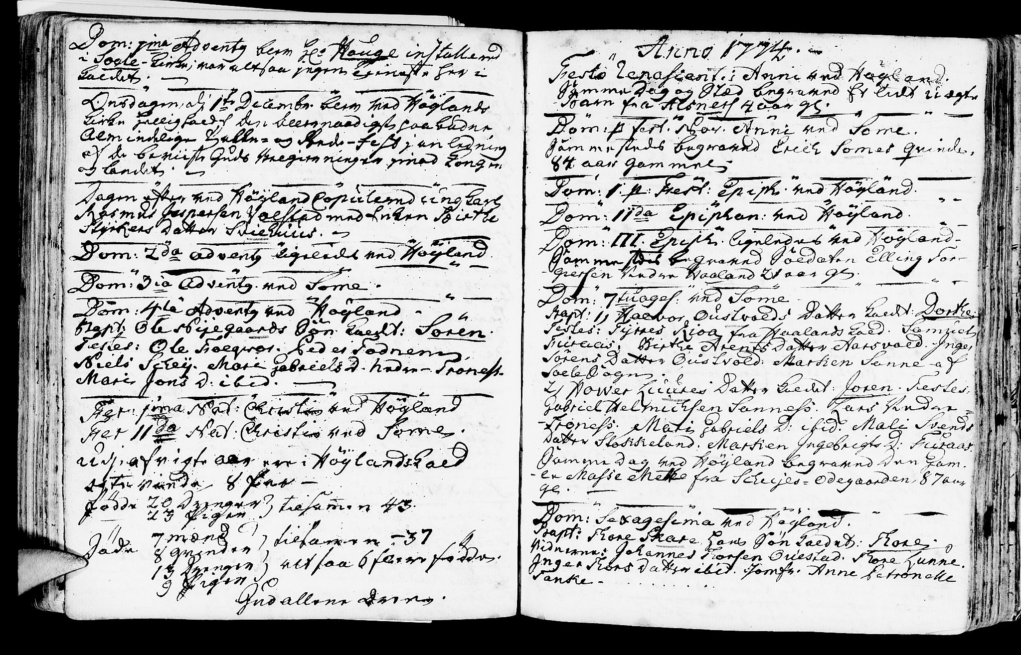 Høyland sokneprestkontor, SAST/A-101799/001/30BA/L0003: Parish register (official) no. A 3, 1753-1783