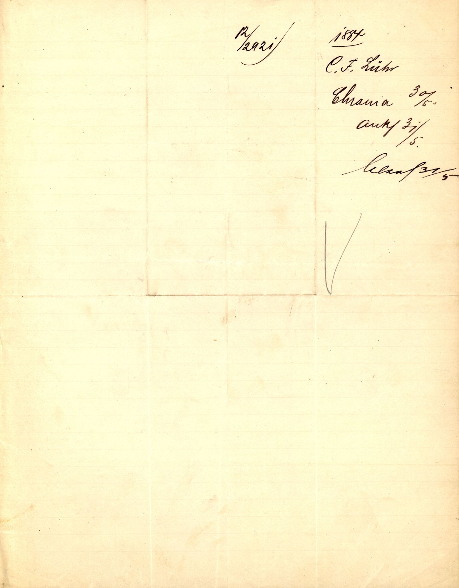 Pa 63 - Østlandske skibsassuranceforening, VEMU/A-1079/G/Ga/L0017/0014: Havaridokumenter / Petrus, Vera, Venus, Iphigenia, Jarlsberg, Harmonia, 1884, p. 74