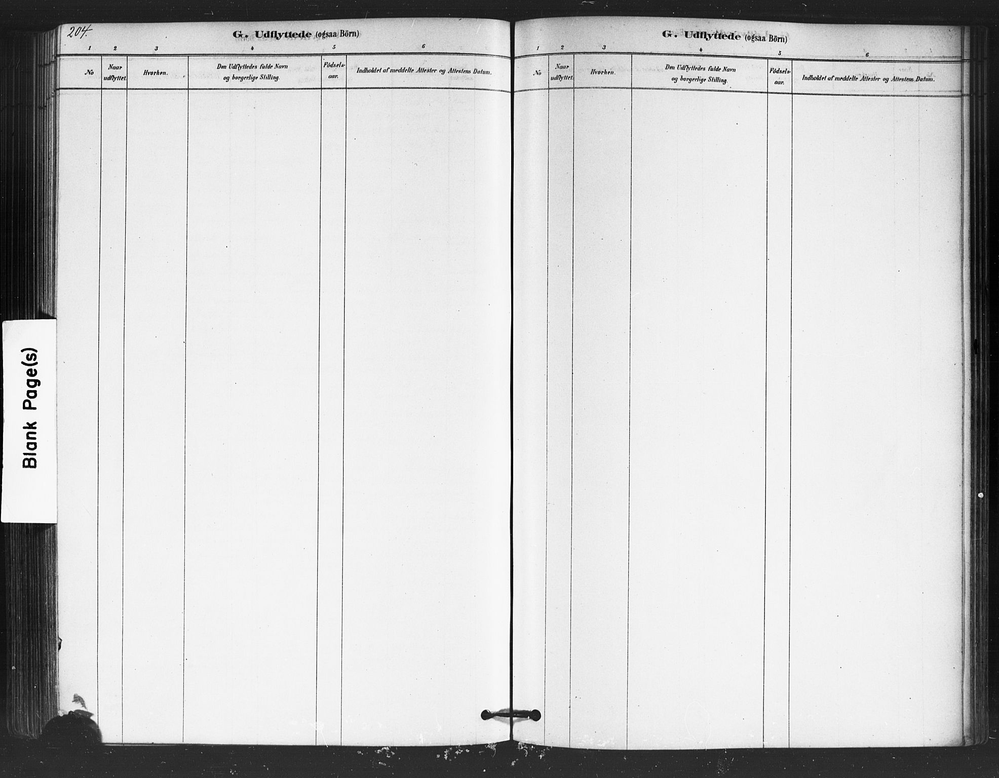 Trøgstad prestekontor Kirkebøker, SAO/A-10925/F/Fb/L0001: Parish register (official) no. II 1, 1878-1902, p. 204