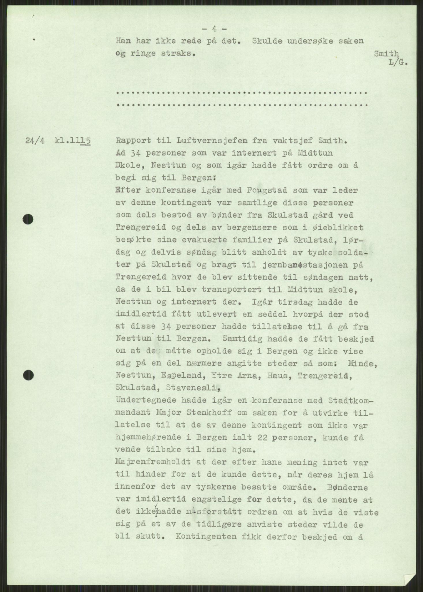 Forsvaret, Forsvarets krigshistoriske avdeling, AV/RA-RAFA-2017/Y/Ya/L0015: II-C-11-31 - Fylkesmenn.  Rapporter om krigsbegivenhetene 1940., 1940, p. 230