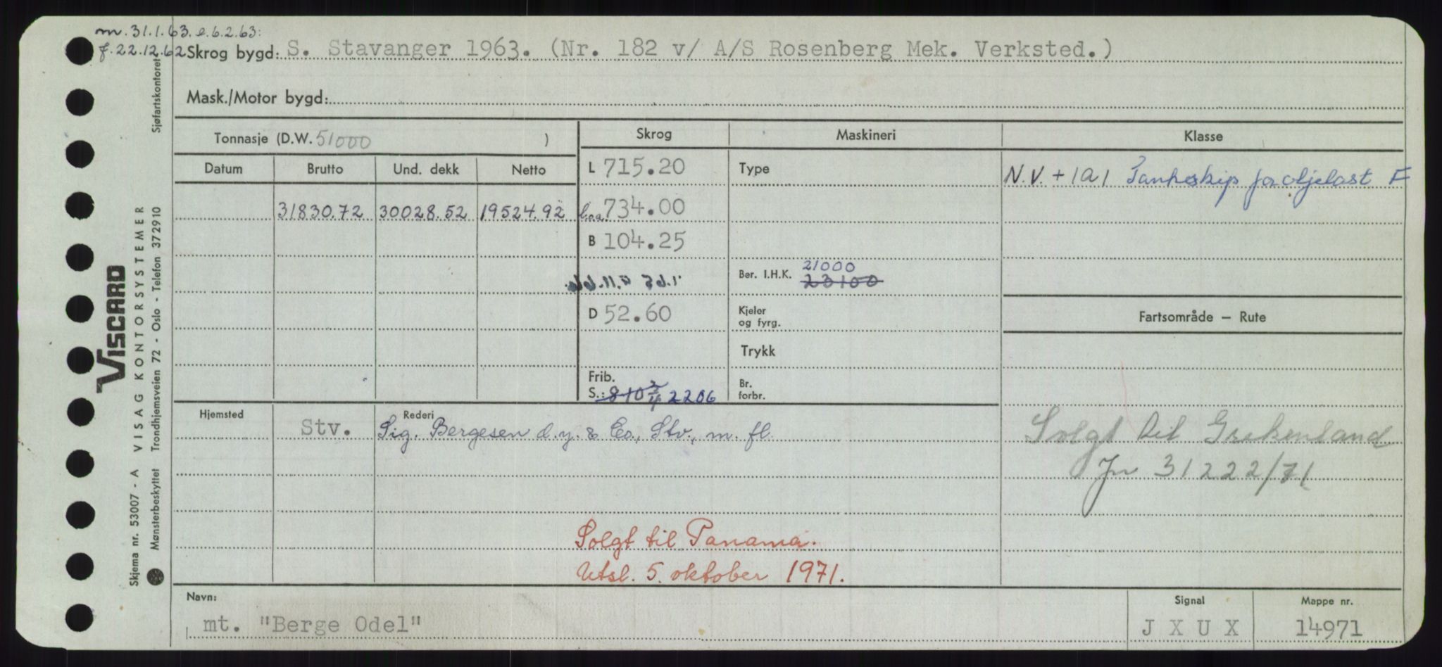 Sjøfartsdirektoratet med forløpere, Skipsmålingen, AV/RA-S-1627/H/Hd/L0003: Fartøy, B-Bev, p. 705