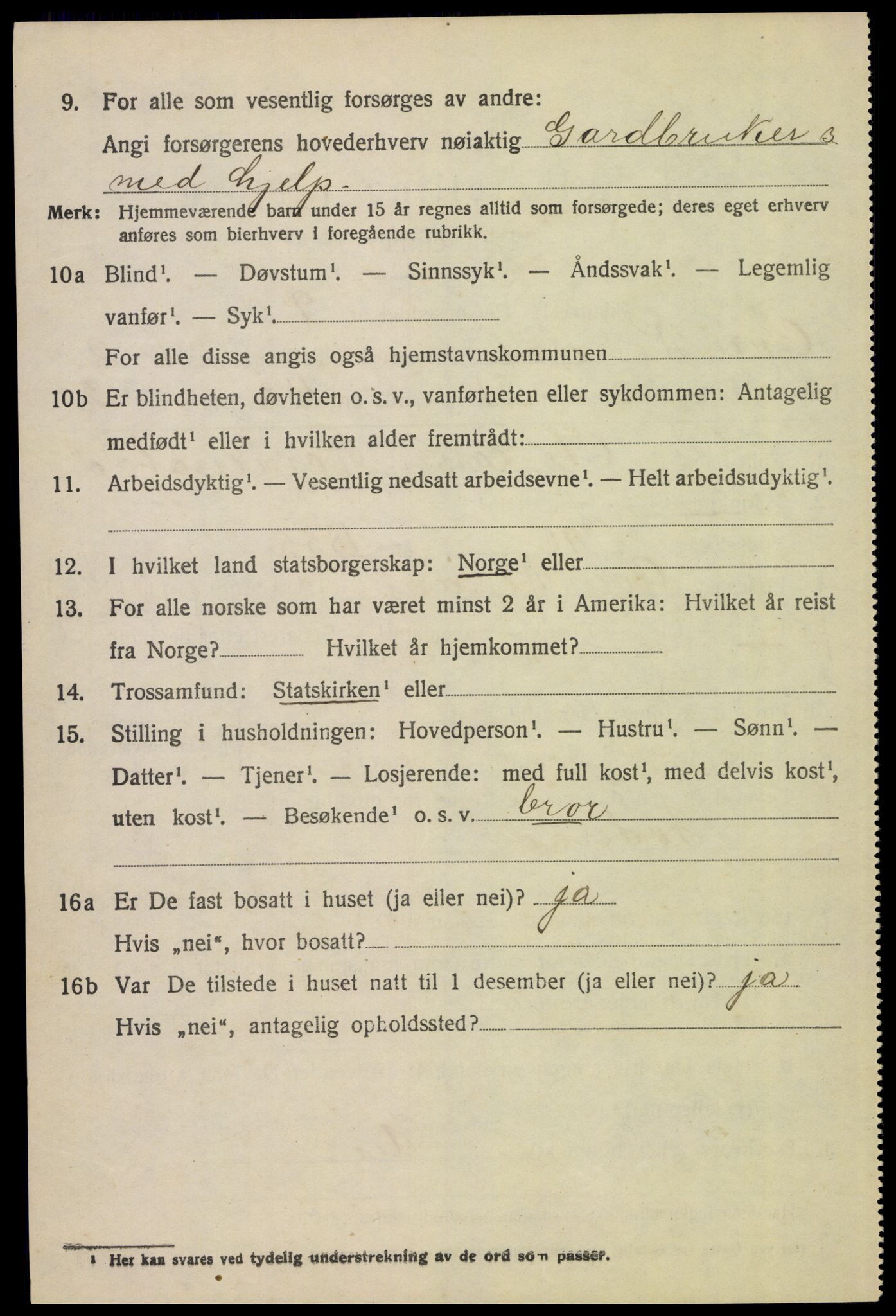 SAH, 1920 census for Øvre Rendal, 1920, p. 1296
