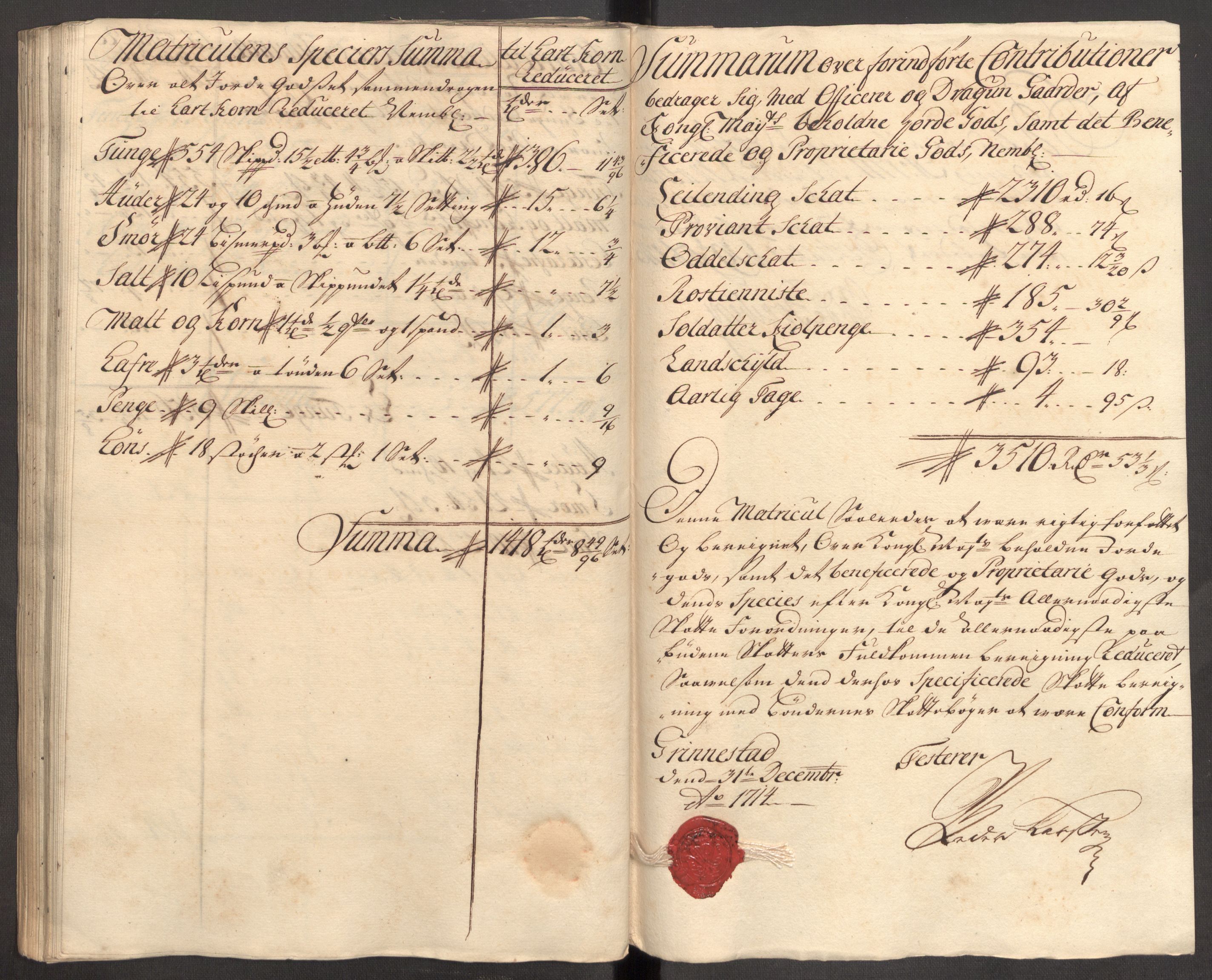 Rentekammeret inntil 1814, Reviderte regnskaper, Fogderegnskap, RA/EA-4092/R07/L0308: Fogderegnskap Rakkestad, Heggen og Frøland, 1714, p. 180
