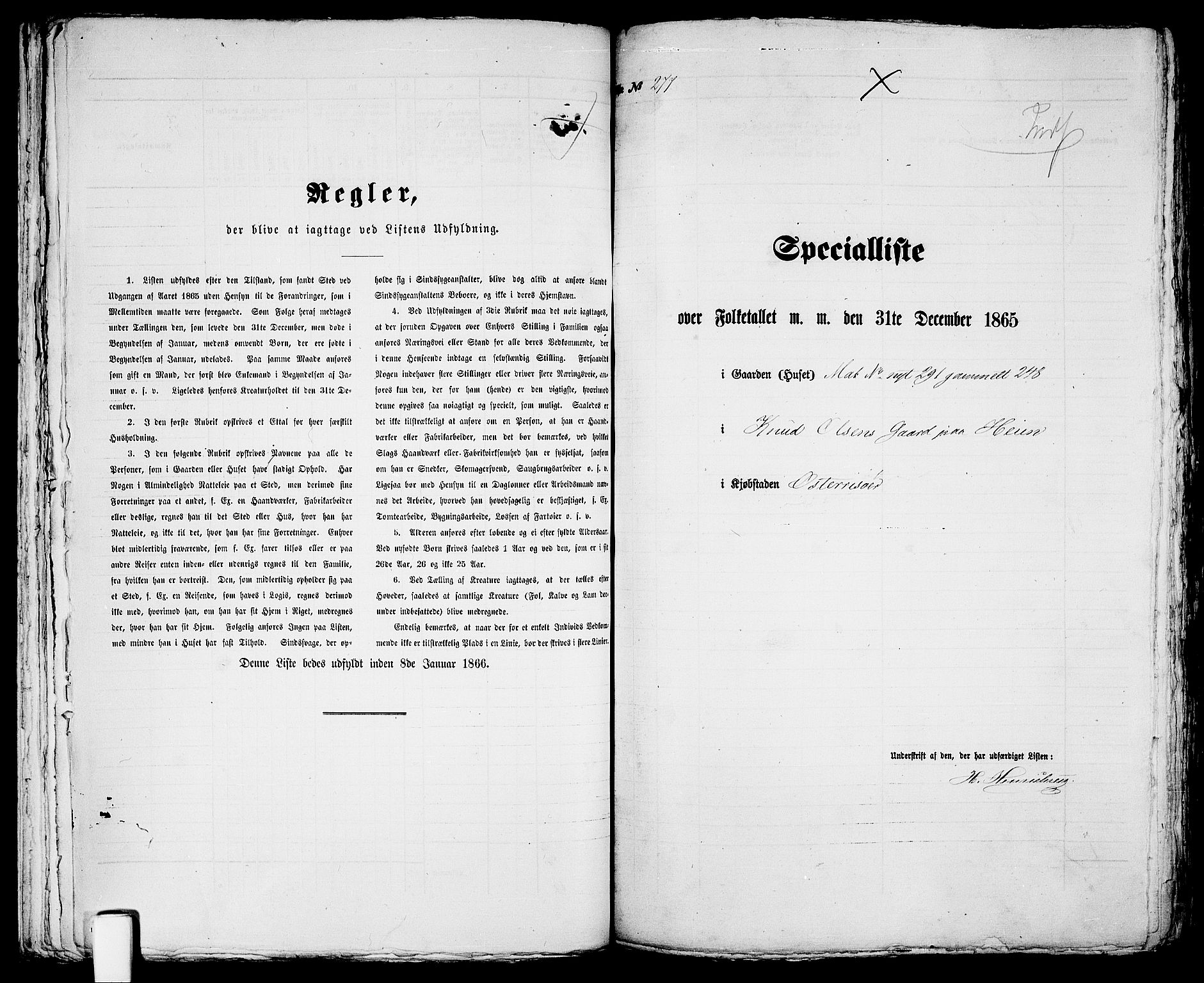 RA, 1865 census for Risør/Risør, 1865, p. 565