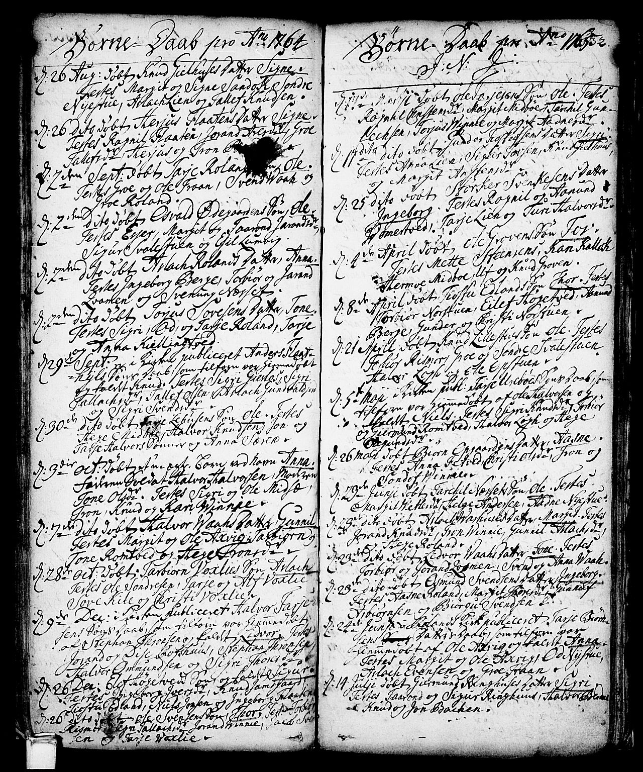Vinje kirkebøker, SAKO/A-312/F/Fa/L0001: Parish register (official) no. I 1, 1717-1766, p. 132
