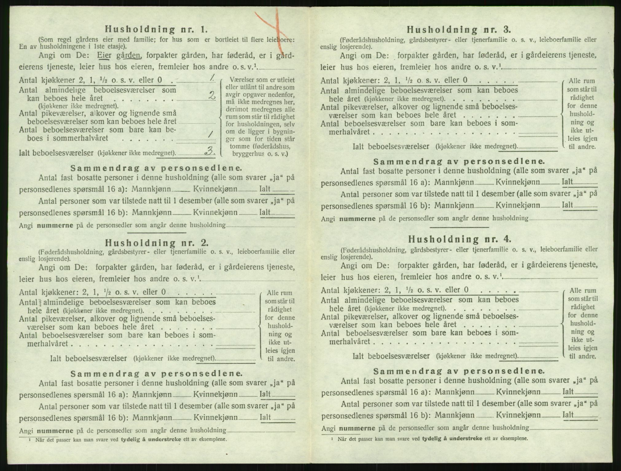 SAT, 1920 census for Bolsøy, 1920, p. 1556