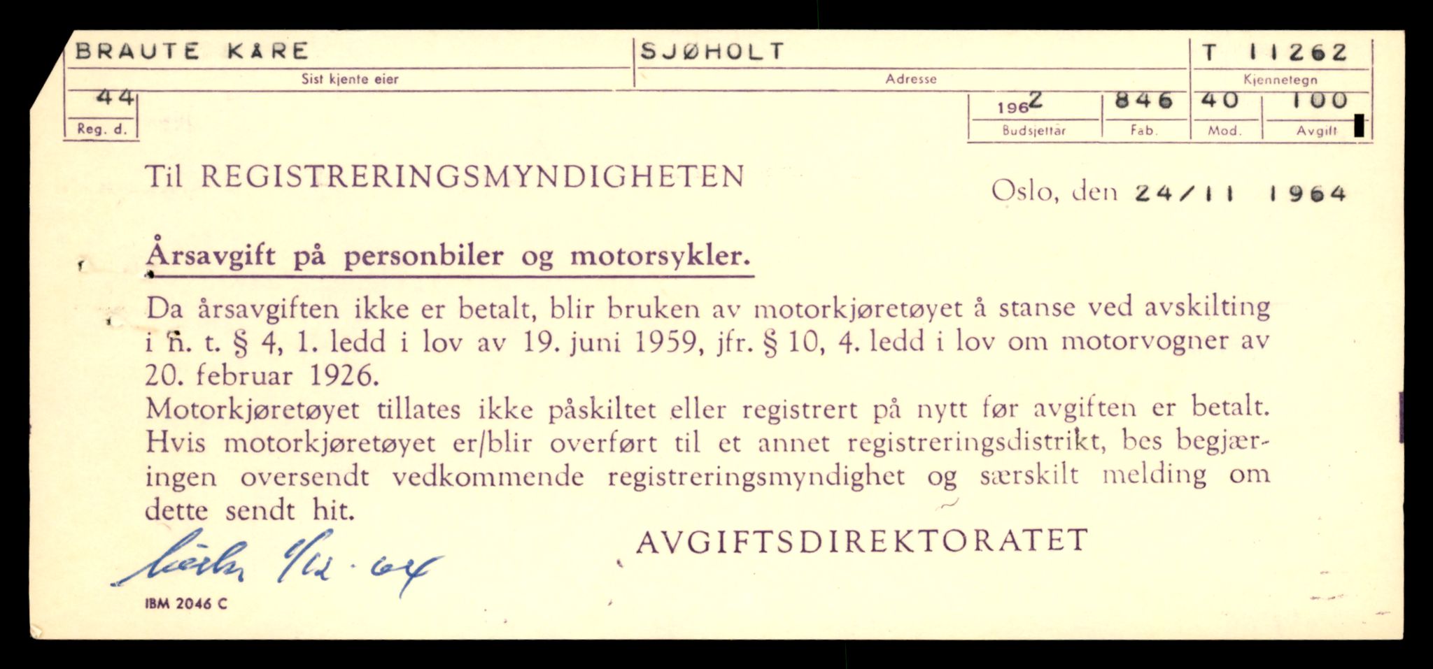 Møre og Romsdal vegkontor - Ålesund trafikkstasjon, AV/SAT-A-4099/F/Fe/L0027: Registreringskort for kjøretøy T 11161 - T 11289, 1927-1998, p. 2713