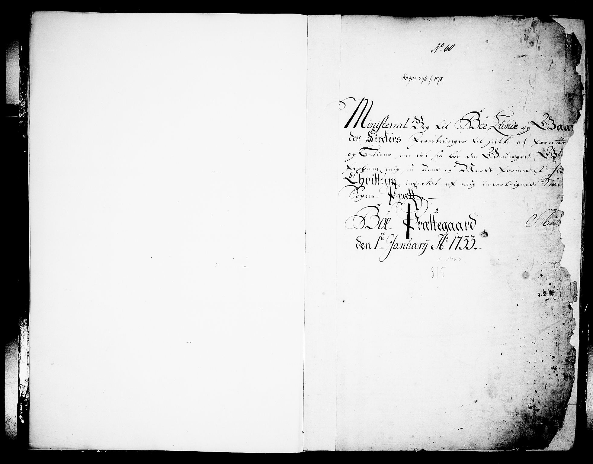 Bø kirkebøker, SAKO/A-257/F/Fa/L0003: Parish register (official) no. 3, 1733-1748