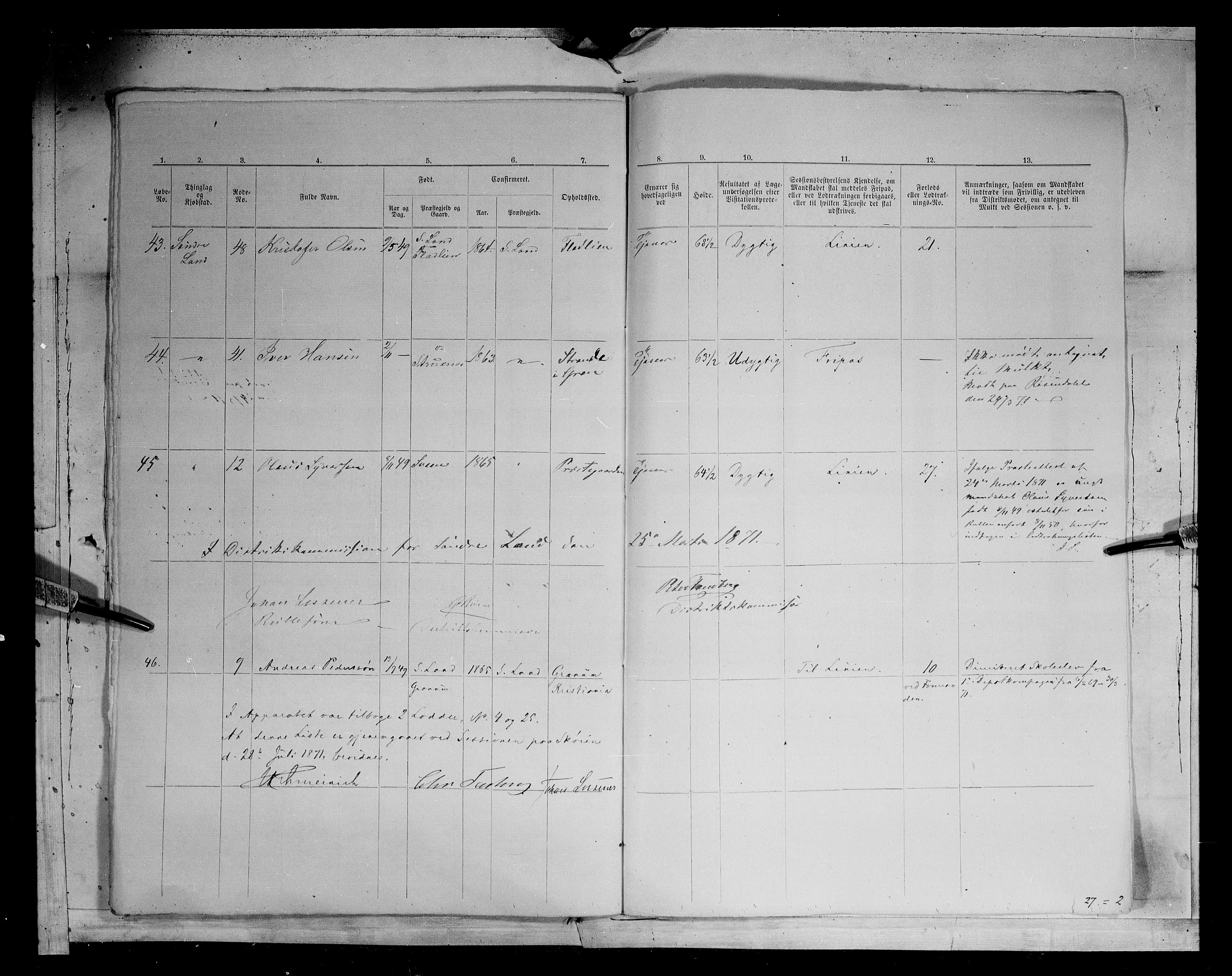 Fylkesmannen i Oppland, AV/SAH-FYO-002/1/K/Kg/L1167: Søndre og Nordre Land, Vestre Toten, 1860-1879, p. 9286