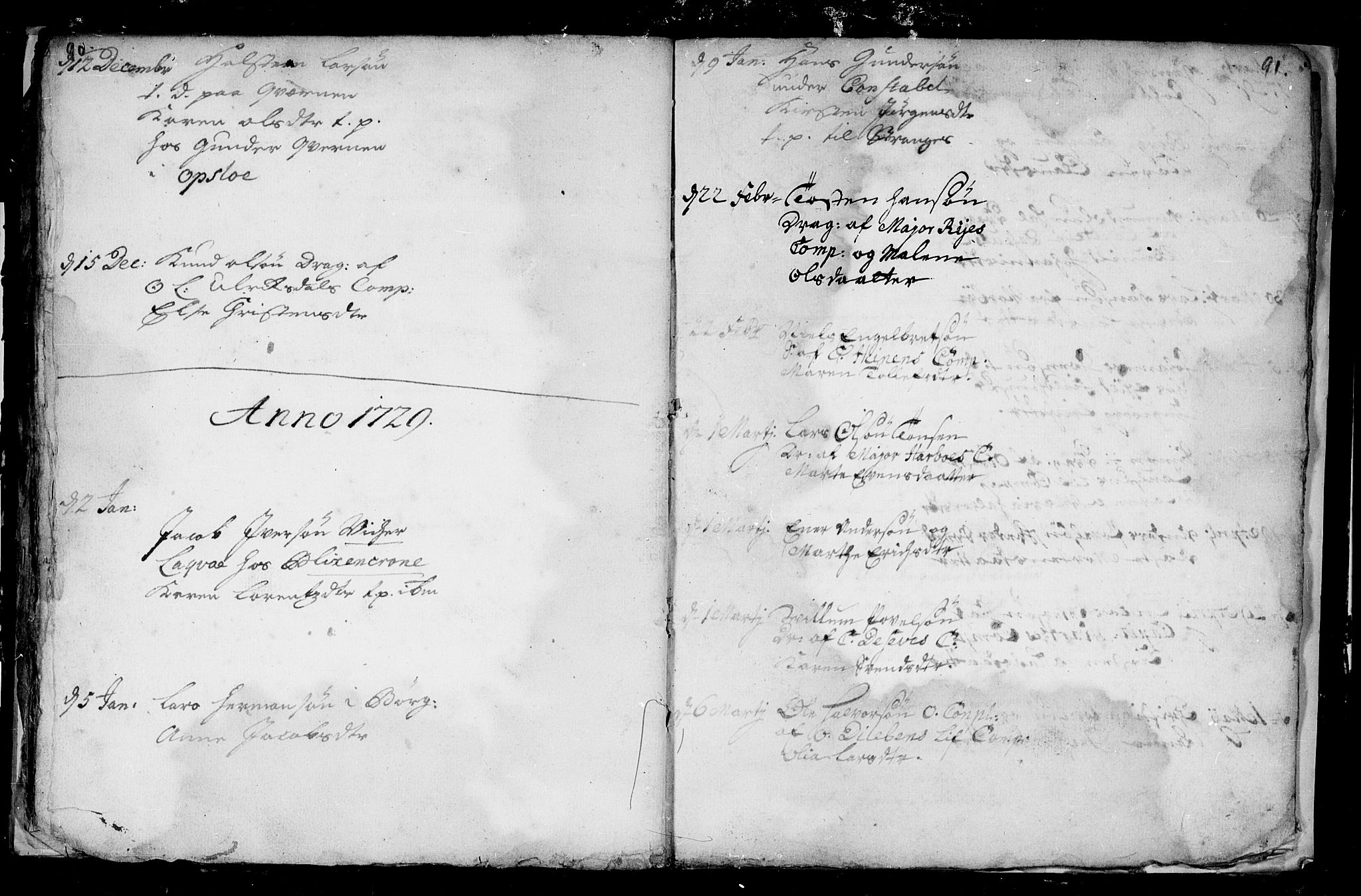Aker prestekontor kirkebøker, SAO/A-10861/F/L0003: Parish register (official) no. 3, 1723-1731, p. 90-91