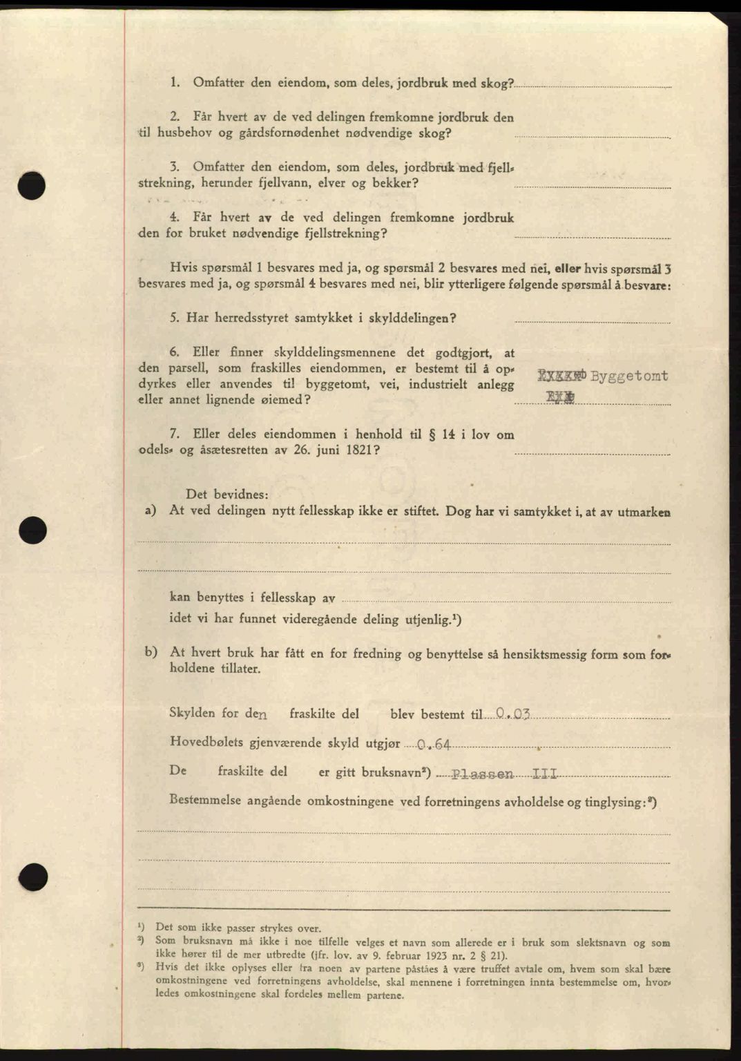 Nordmøre sorenskriveri, AV/SAT-A-4132/1/2/2Ca: Mortgage book no. A97, 1944-1944, Diary no: : 1163/1944