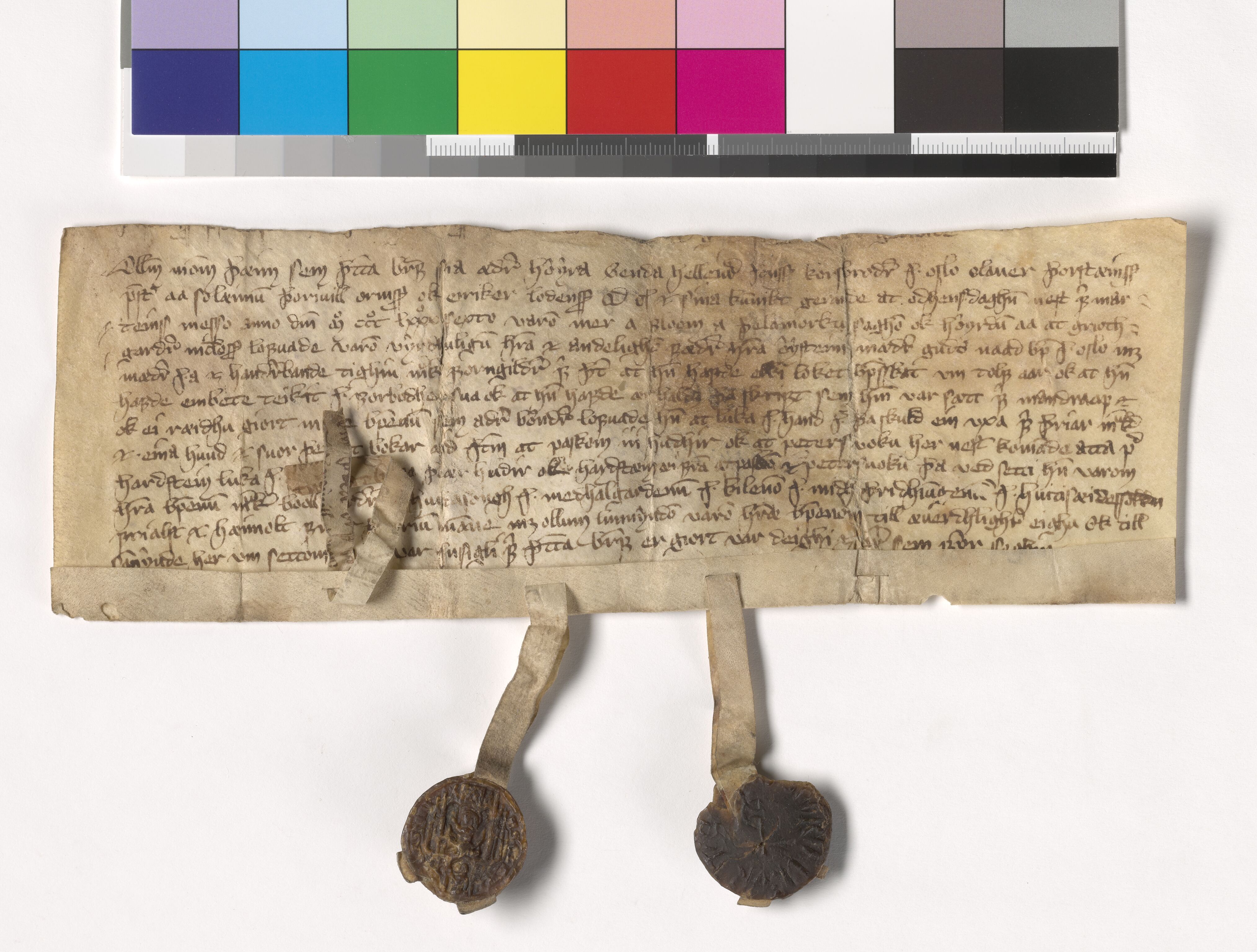 Riksarkivets diplomsamling, AV/RA-EA-5965/F05/L0185: NRA AM fasc. 75 nr. 3-9, 1386-1387, p. 2