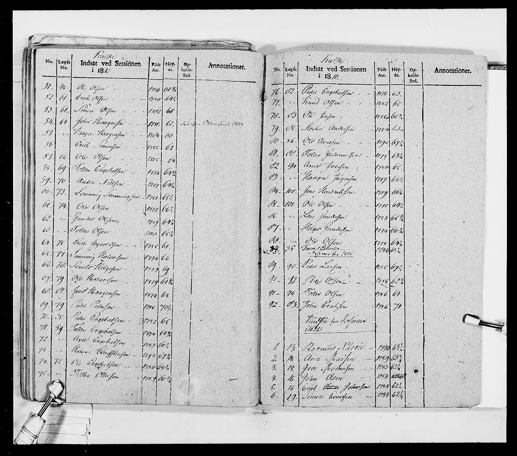 Generalitets- og kommissariatskollegiet, Det kongelige norske kommissariatskollegium, AV/RA-EA-5420/E/Eh/L0027: Skiløperkompaniene, 1812-1832, p. 493