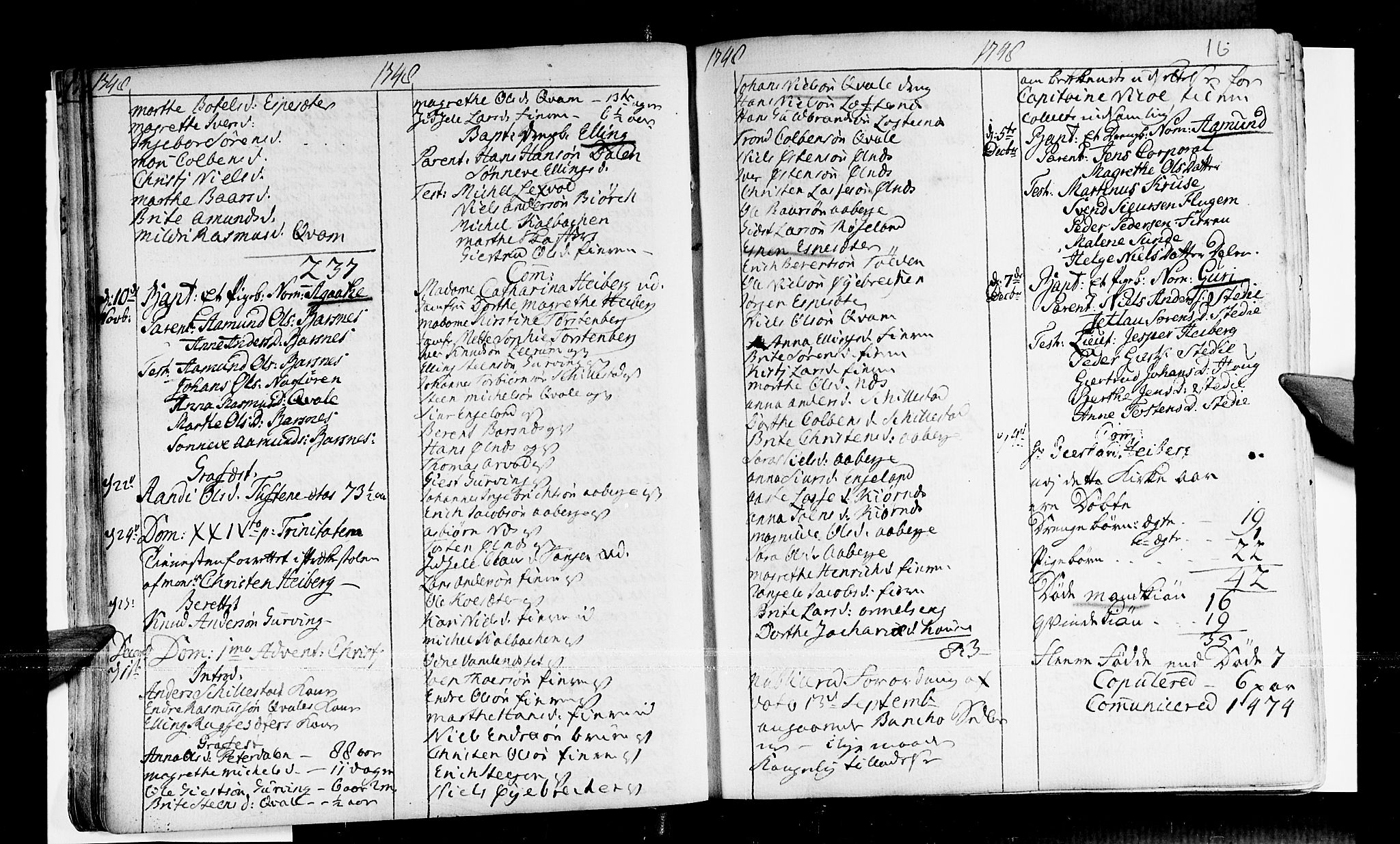 Sogndal sokneprestembete, AV/SAB-A-81301/H/Haa/Haaa/L0003: Parish register (official) no. A 3, 1747-1768, p. 16