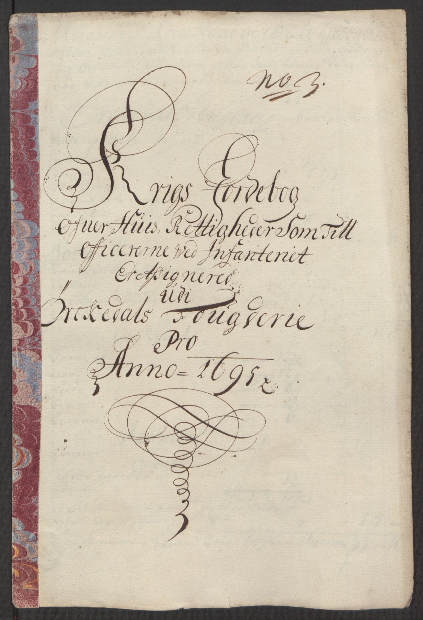 Rentekammeret inntil 1814, Reviderte regnskaper, Fogderegnskap, RA/EA-4092/R60/L3945: Fogderegnskap Orkdal og Gauldal, 1695, p. 221