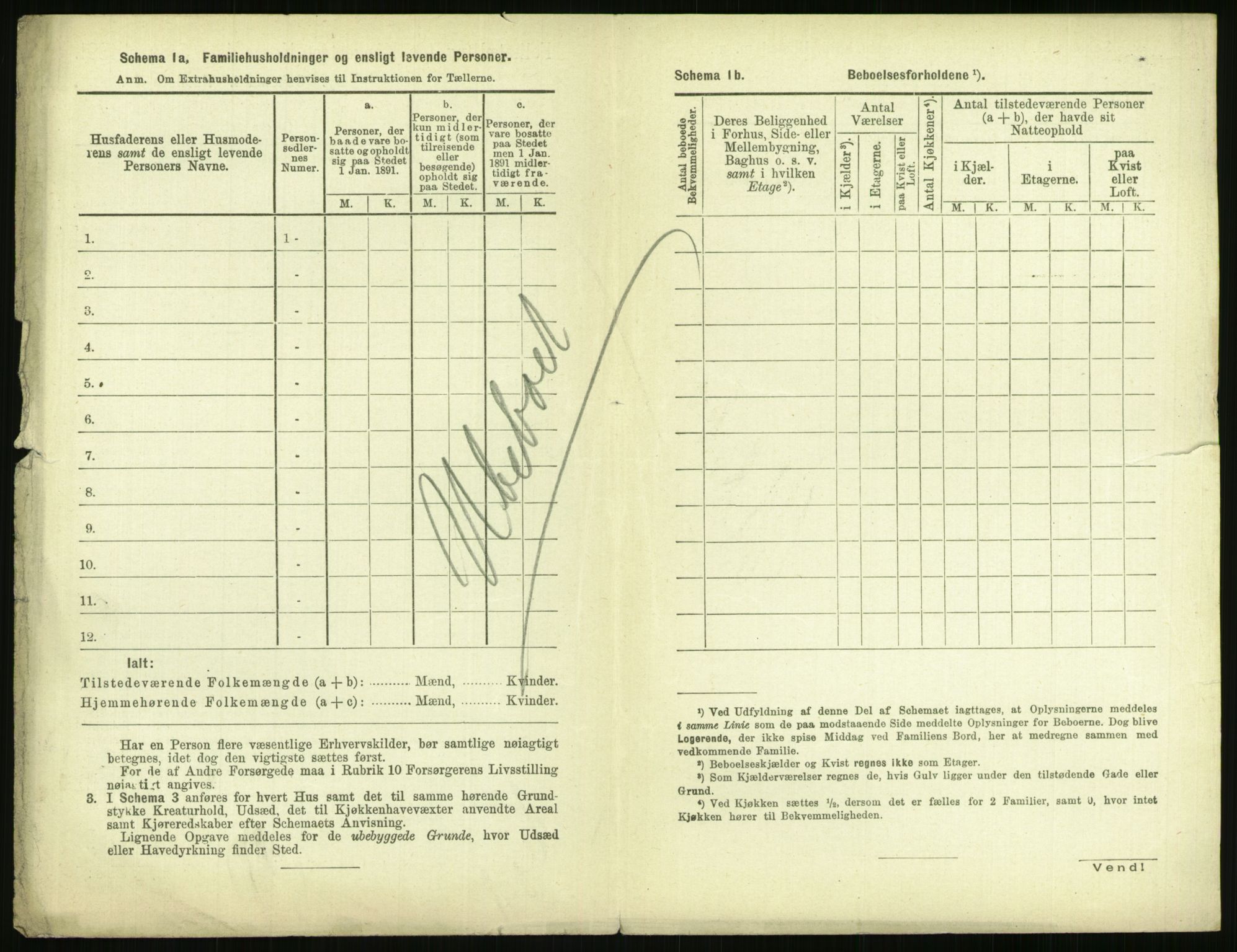 RA, 1891 census for 0707 Larvik, 1891, p. 1506