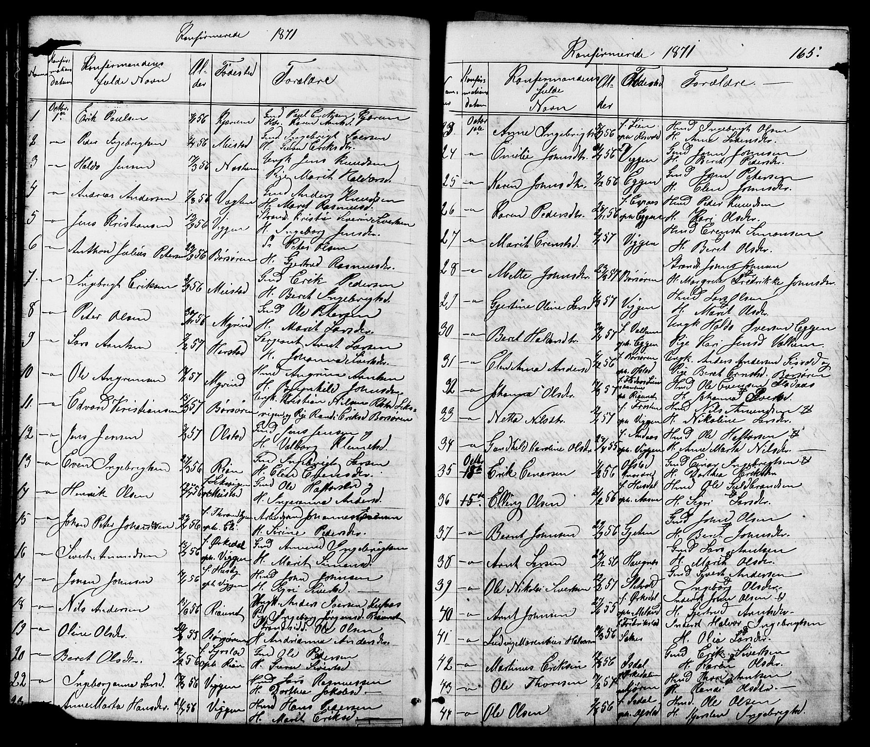 Ministerialprotokoller, klokkerbøker og fødselsregistre - Sør-Trøndelag, SAT/A-1456/665/L0777: Parish register (copy) no. 665C02, 1867-1915, p. 165