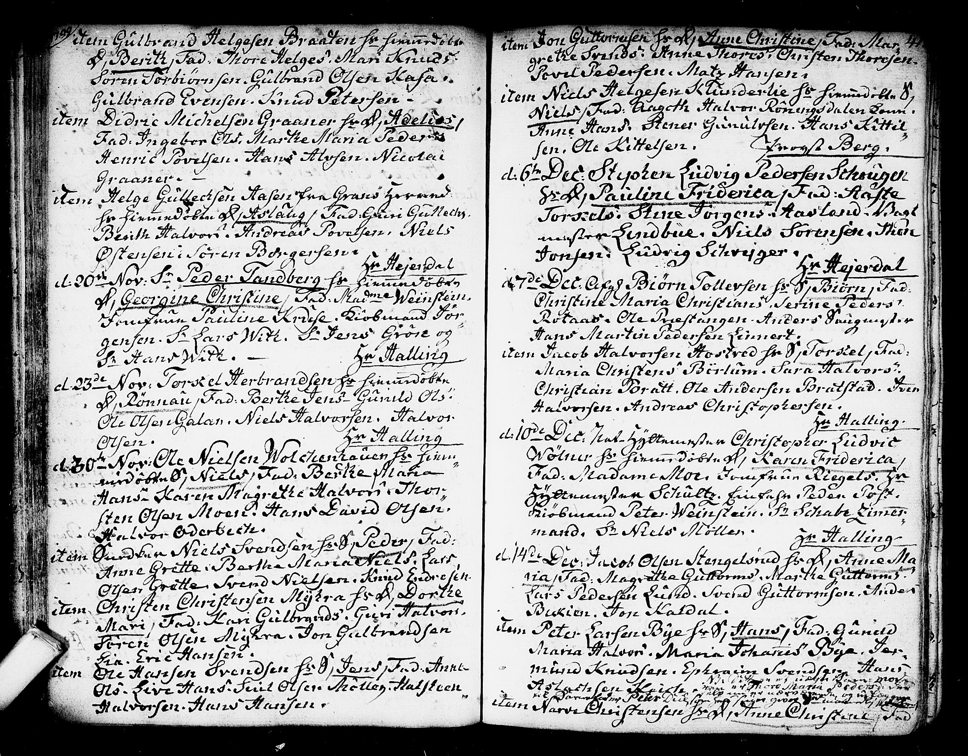 Kongsberg kirkebøker, SAKO/A-22/F/Fa/L0007: Parish register (official) no. I 7, 1795-1816, p. 41