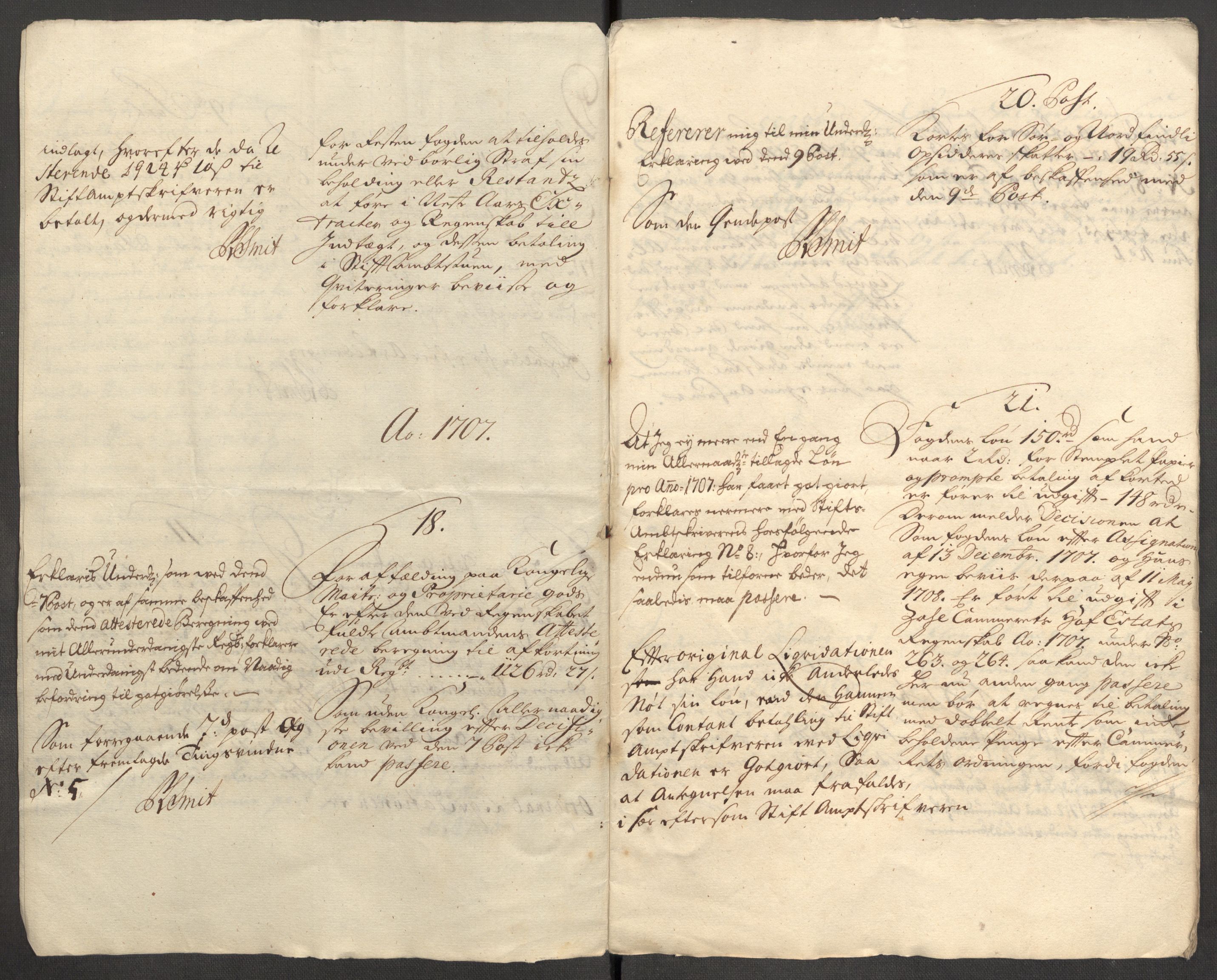 Rentekammeret inntil 1814, Reviderte regnskaper, Fogderegnskap, RA/EA-4092/R63/L4317: Fogderegnskap Inderøy, 1709, p. 462