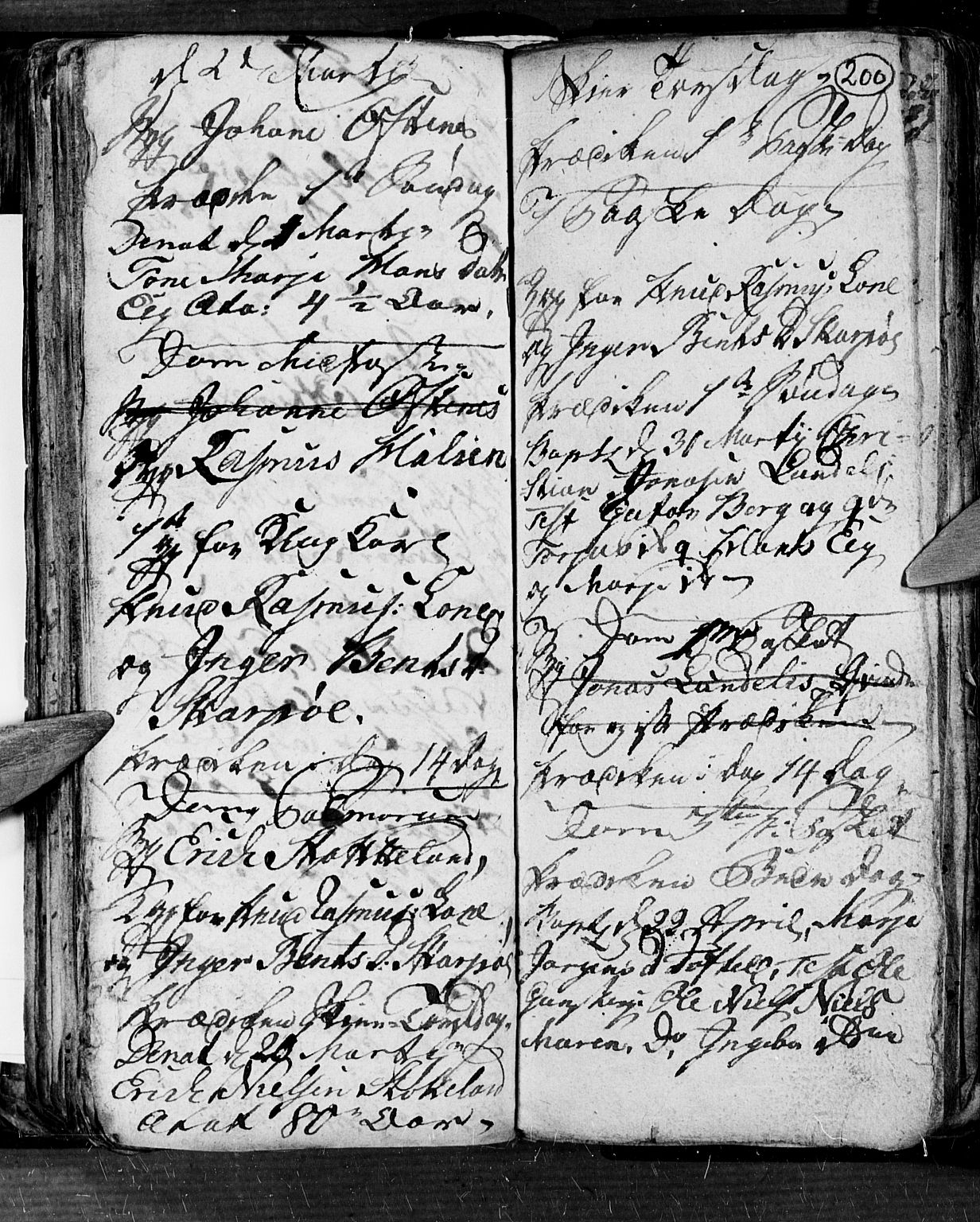 Søgne sokneprestkontor, AV/SAK-1111-0037/F/Fb/Fbb/L0001: Parish register (copy) no. B 1, 1779-1802, p. 200