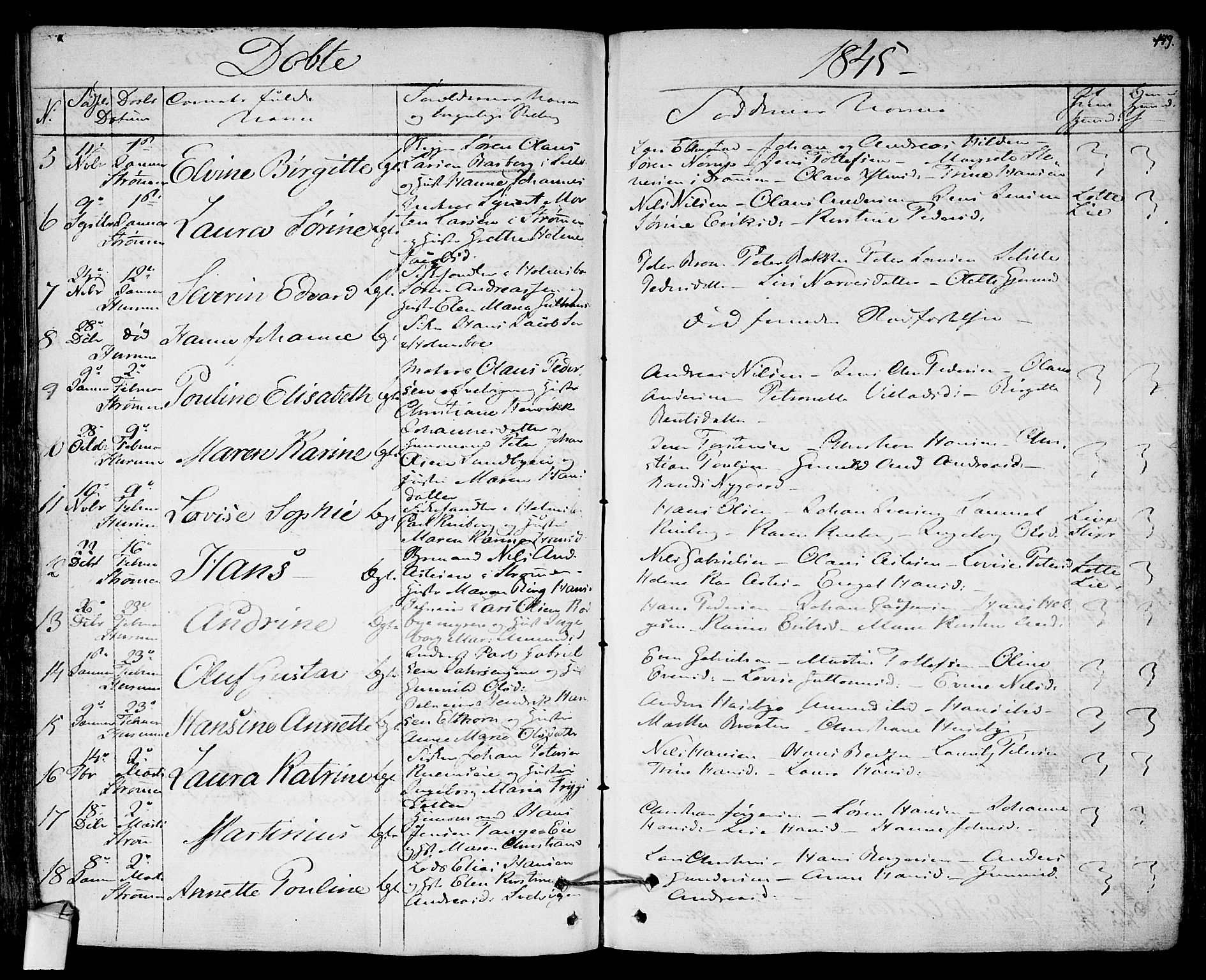 Hurum kirkebøker, AV/SAKO-A-229/F/Fa/L0010: Parish register (official) no. 10, 1827-1846, p. 179