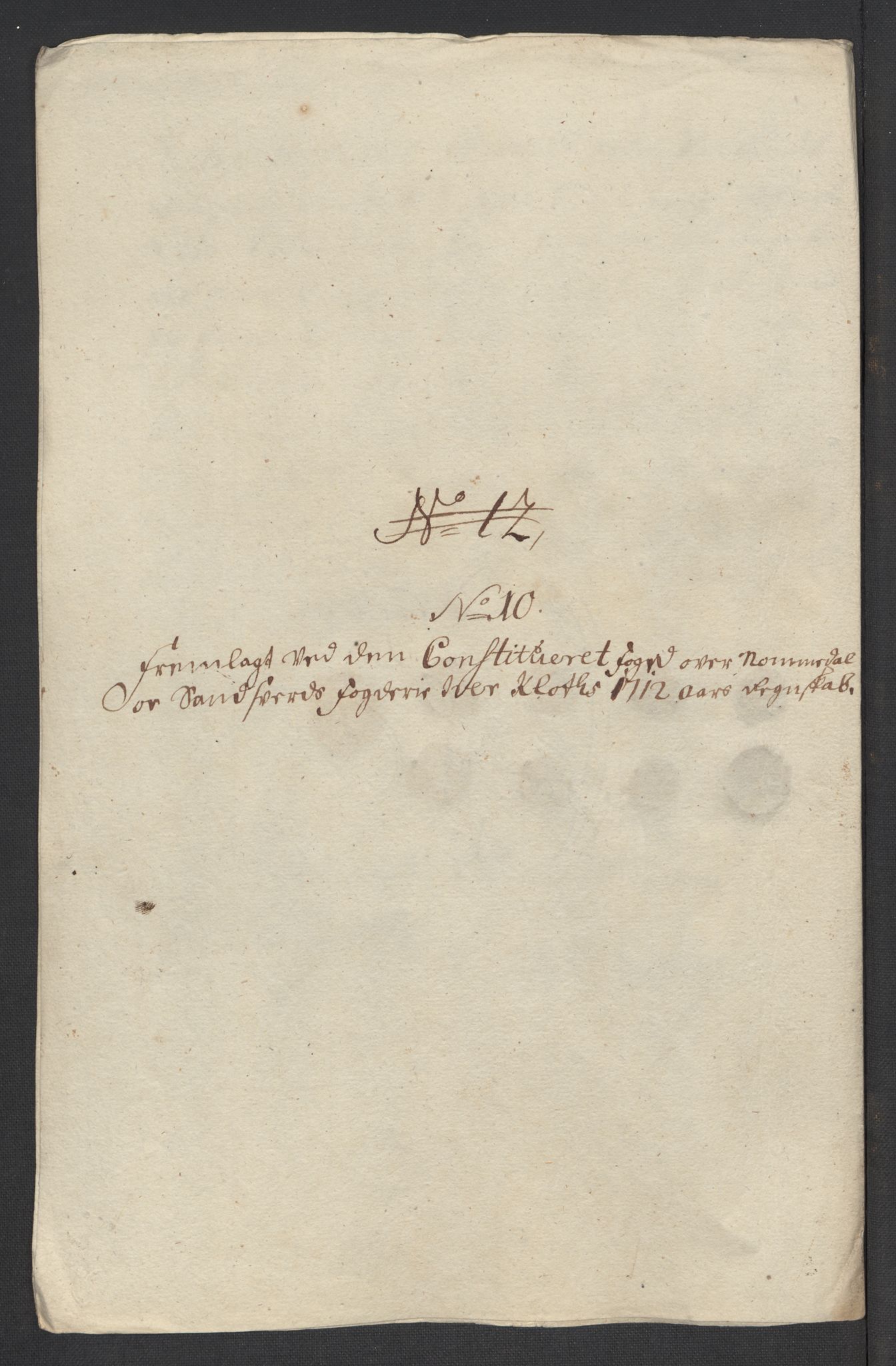 Rentekammeret inntil 1814, Reviderte regnskaper, Fogderegnskap, RA/EA-4092/R24/L1587: Fogderegnskap Numedal og Sandsvær, 1712, p. 262