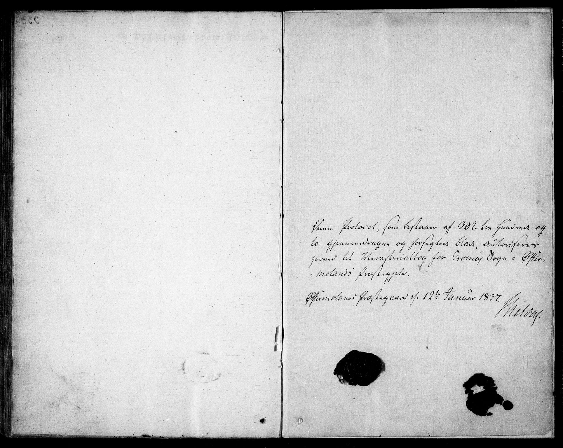 Tromøy sokneprestkontor, SAK/1111-0041/F/Fa/L0004: Parish register (official) no. A 4, 1837-1846, p. 334