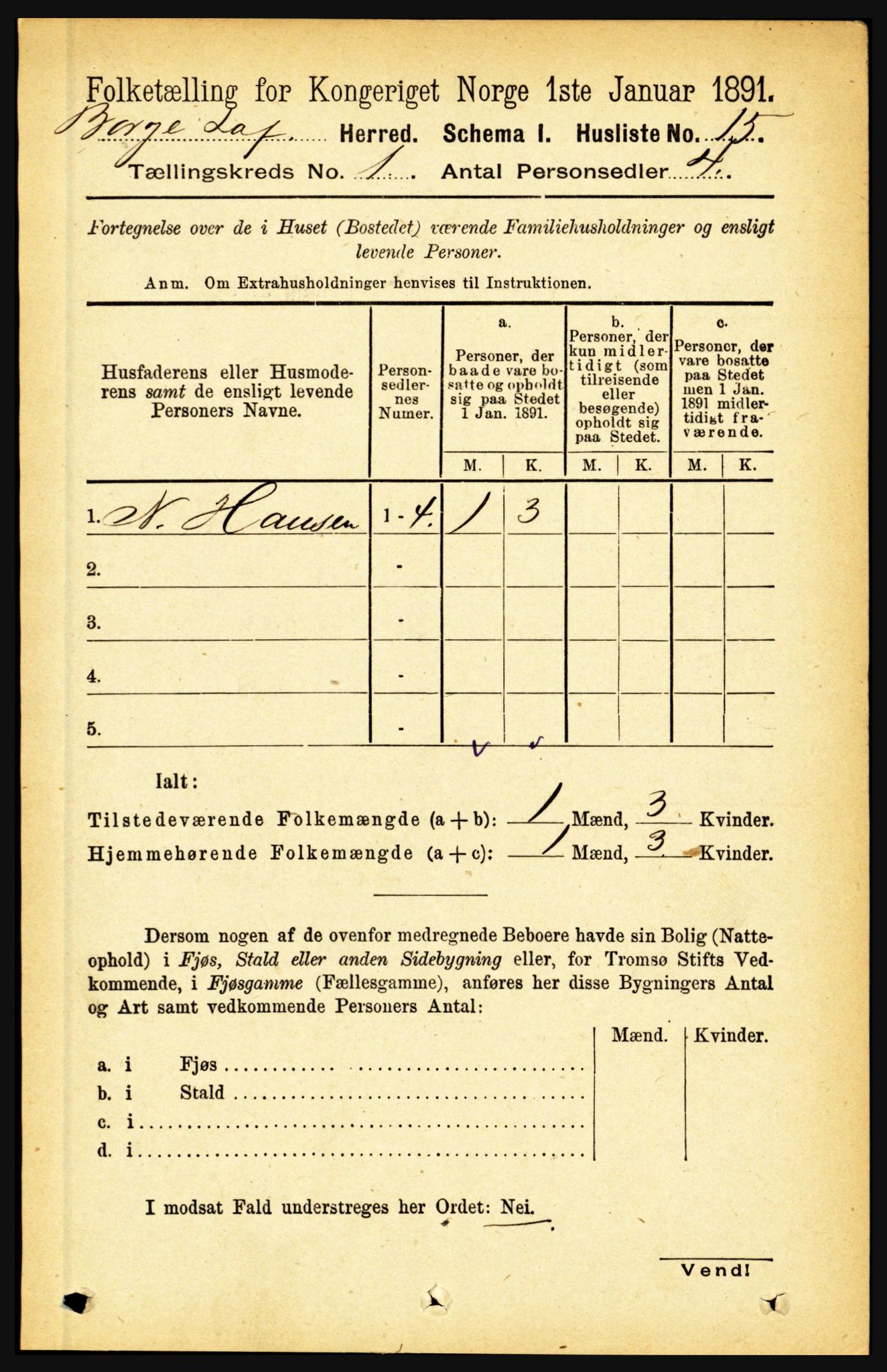 RA, 1891 census for 1862 Borge, 1891, p. 40