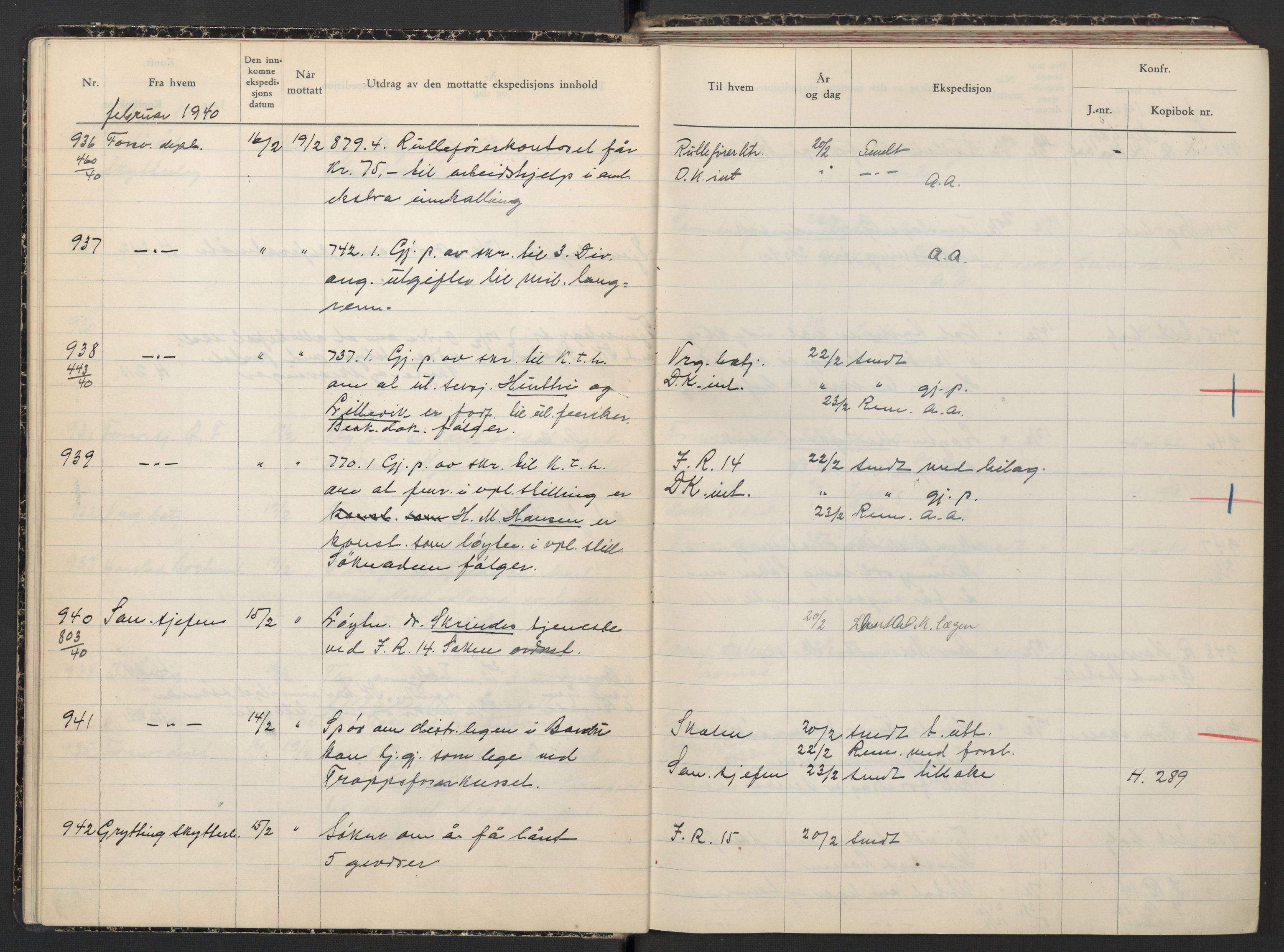 Forsvaret, Forsvarets krigshistoriske avdeling, AV/RA-RAFA-2017/Y/Yb/L0120: II-C-11-600  -  6. Divisjon, 1940, p. 219