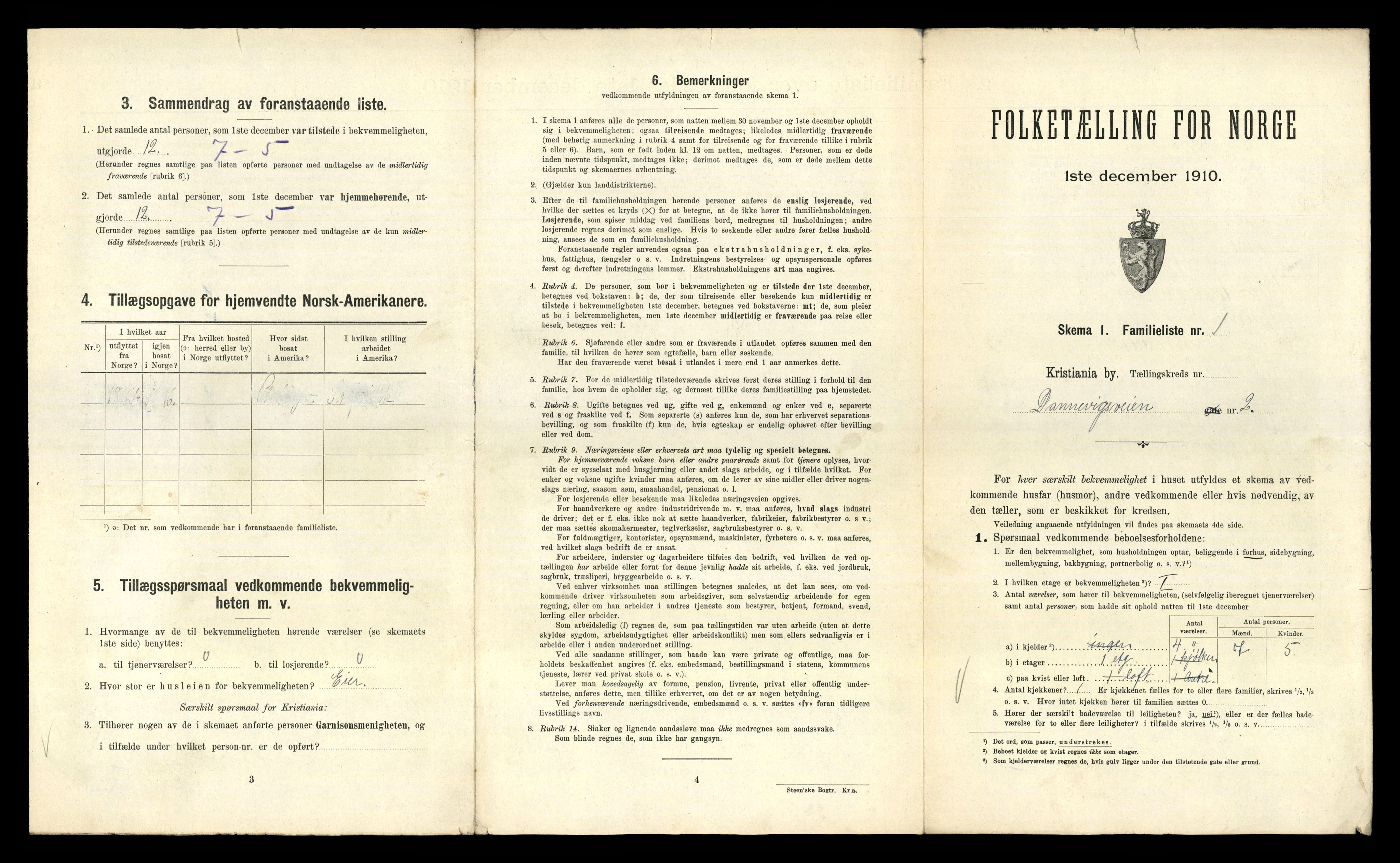 RA, 1910 census for Kristiania, 1910, p. 15735