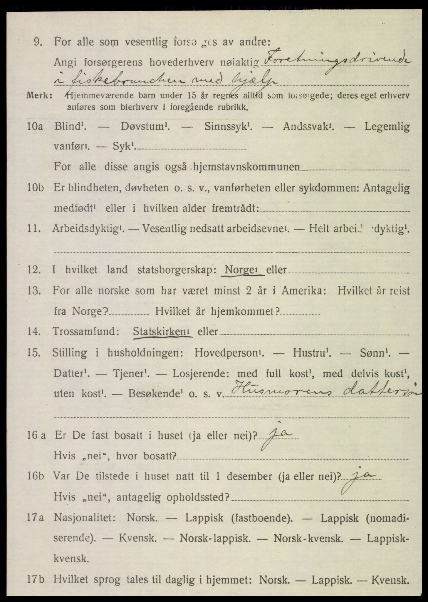 SAT, 1920 census for Herøy, 1920, p. 3431