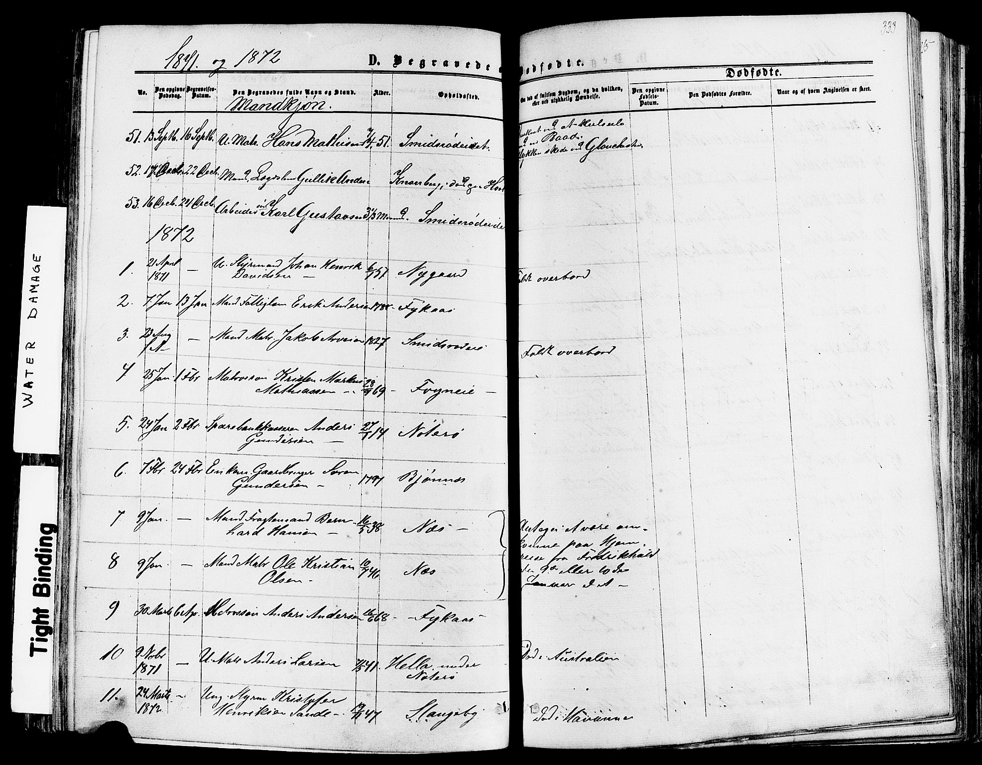 Nøtterøy kirkebøker, AV/SAKO-A-354/F/Fa/L0007: Parish register (official) no. I 7, 1865-1877, p. 333