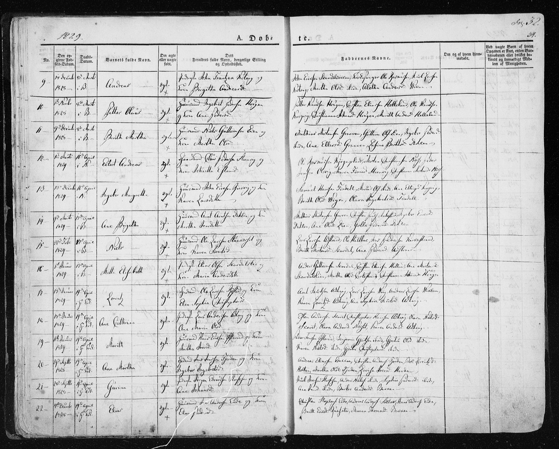 Ministerialprotokoller, klokkerbøker og fødselsregistre - Sør-Trøndelag, SAT/A-1456/659/L0735: Parish register (official) no. 659A05, 1826-1841, p. 32