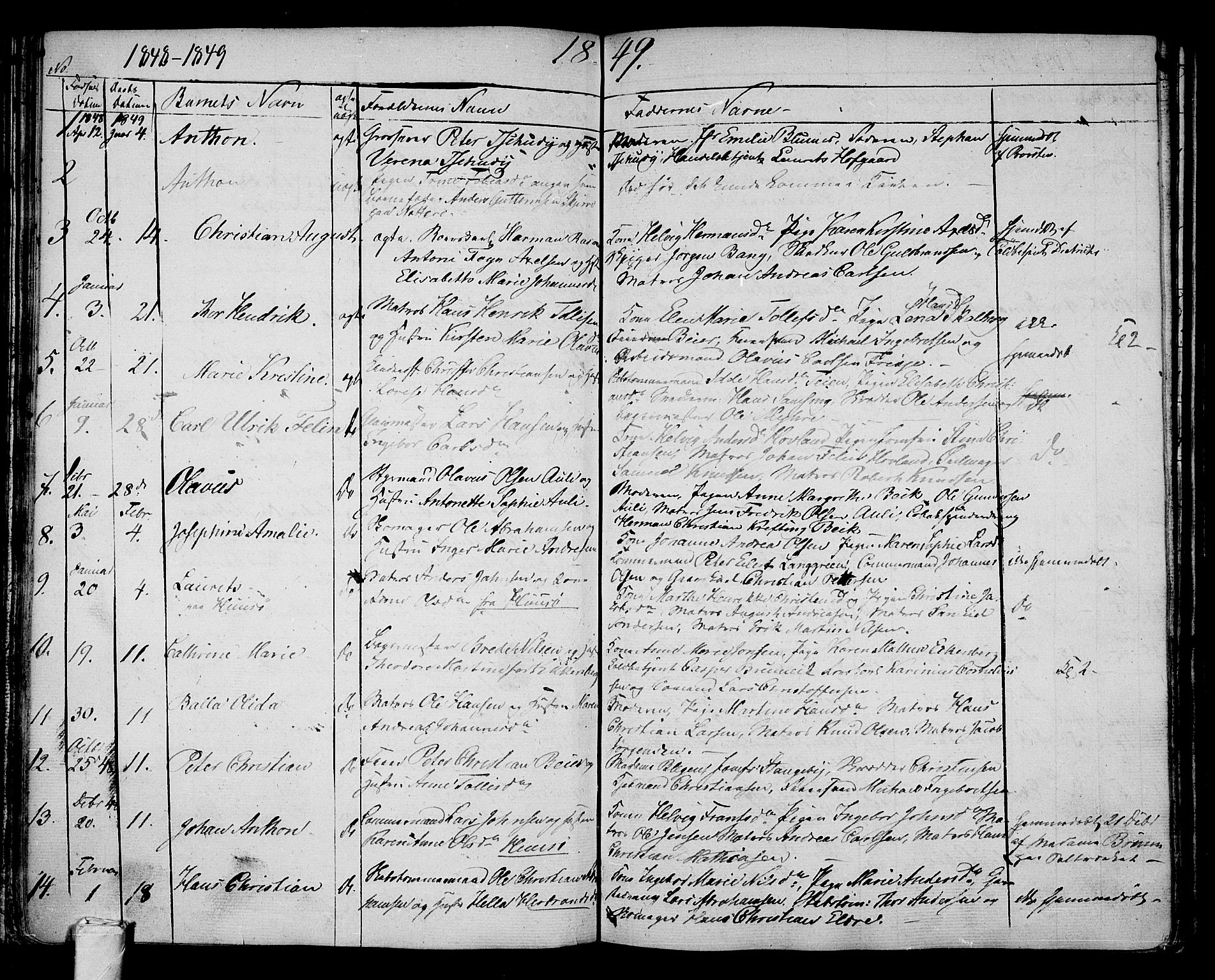 Tønsberg kirkebøker, AV/SAKO-A-330/G/Ga/L0002: Parish register (copy) no. 2, 1827-1854