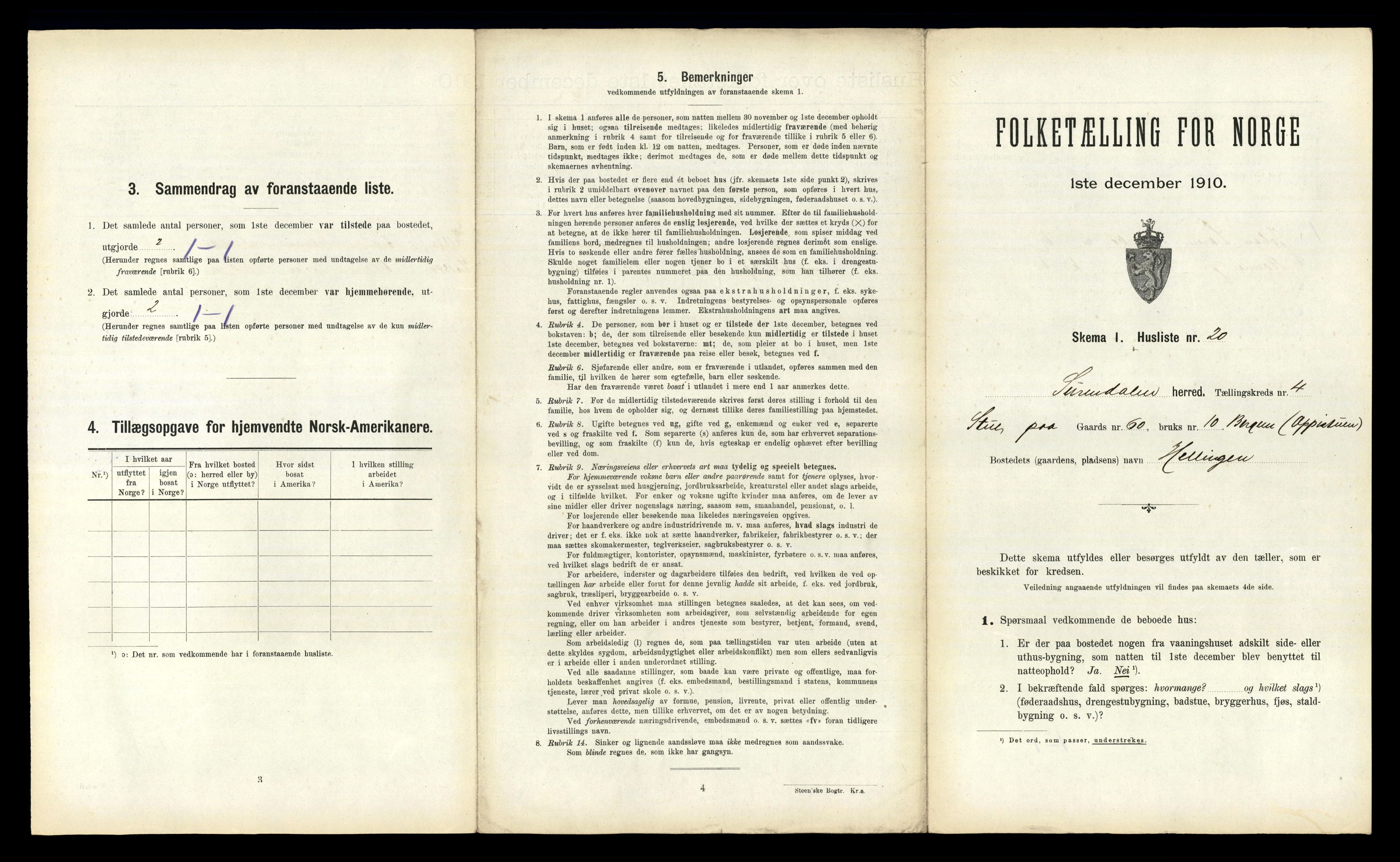 RA, 1910 census for Surnadal, 1910, p. 331