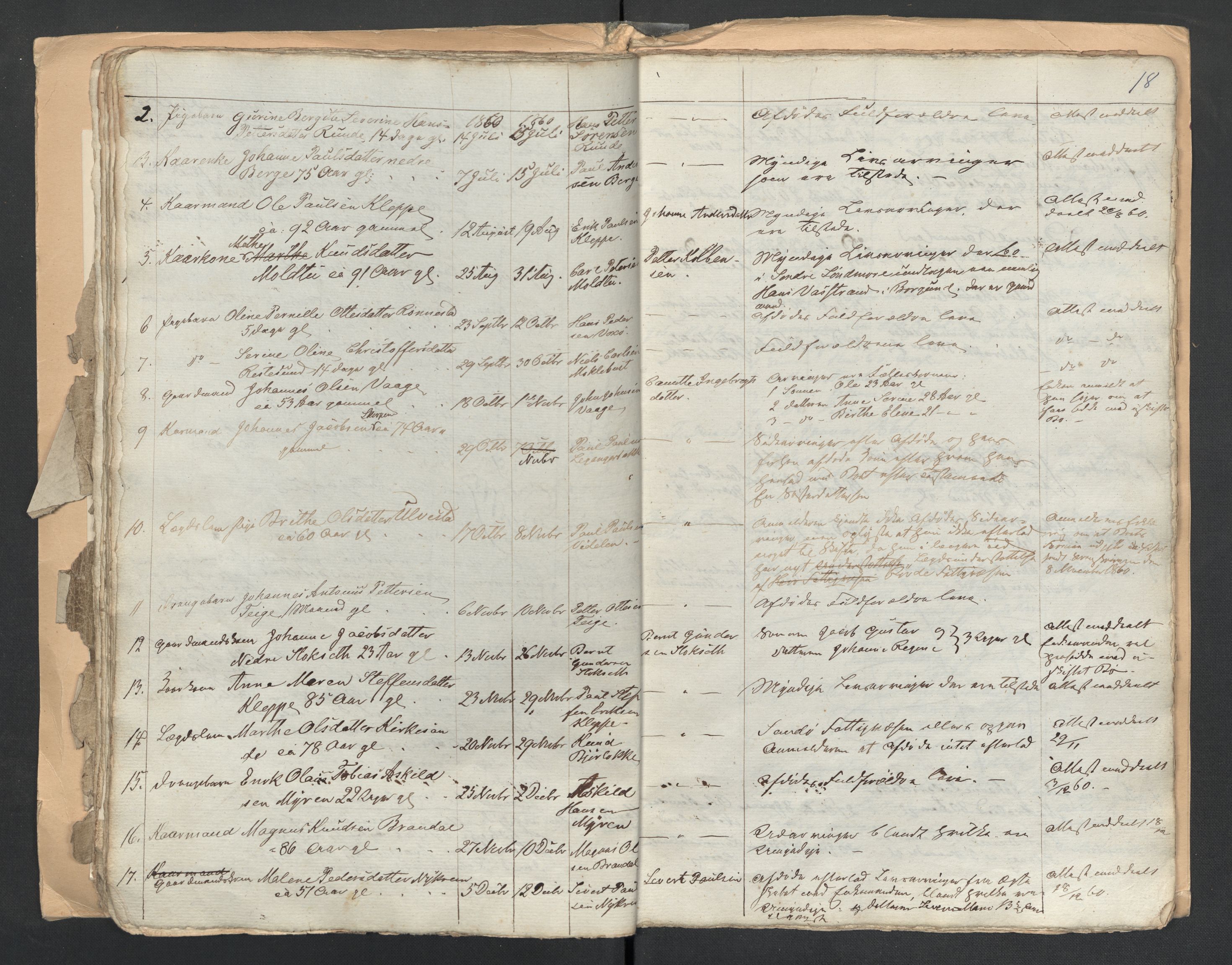 Herøy og Sande lensmannskontor, AV/SAT-A-5655/2/2/L0040: Dødsfallprotokoll, 1856-1863, p. 18