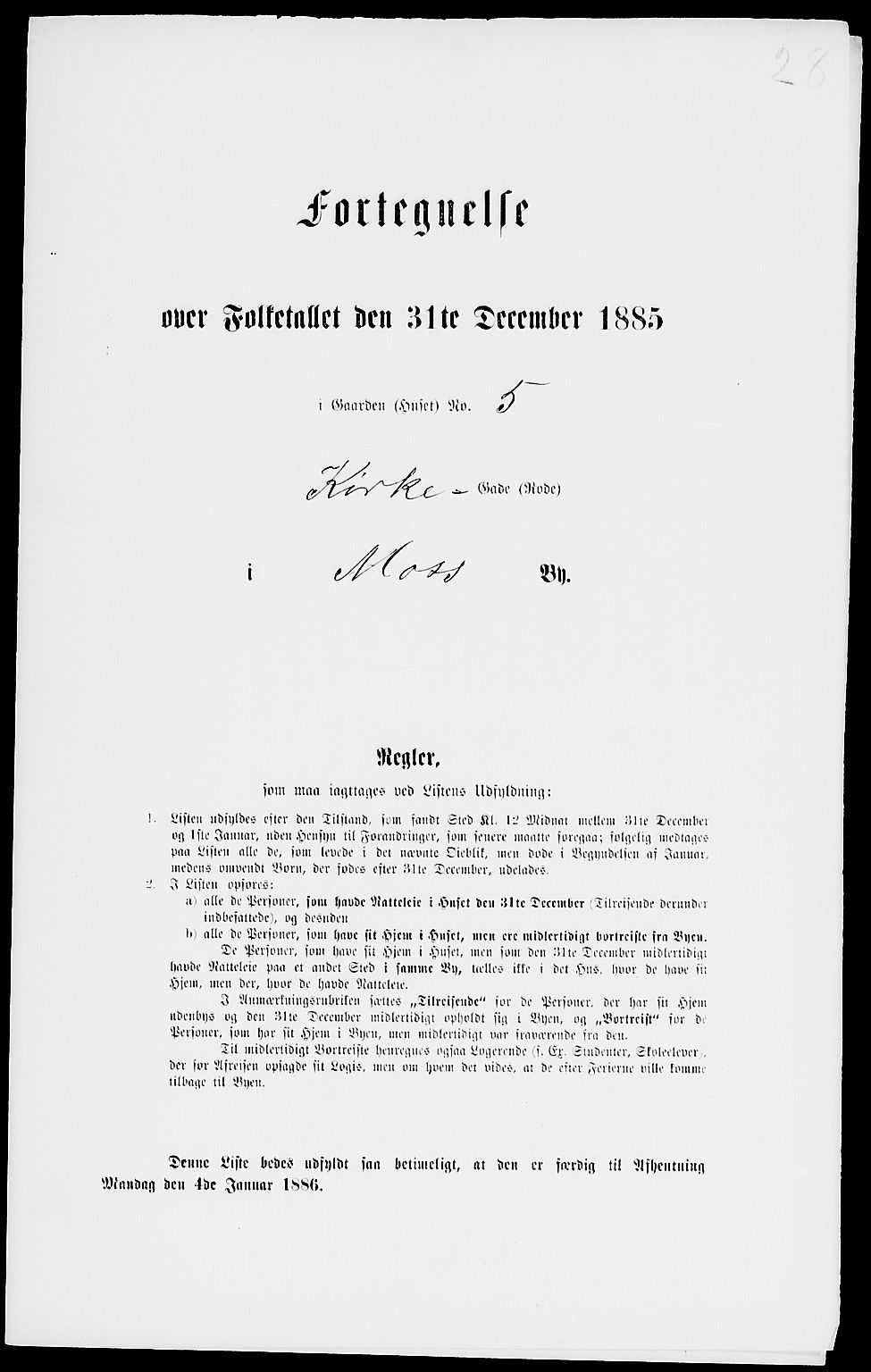 RA, 1885 census for 0104 Moss, 1885, p. 66