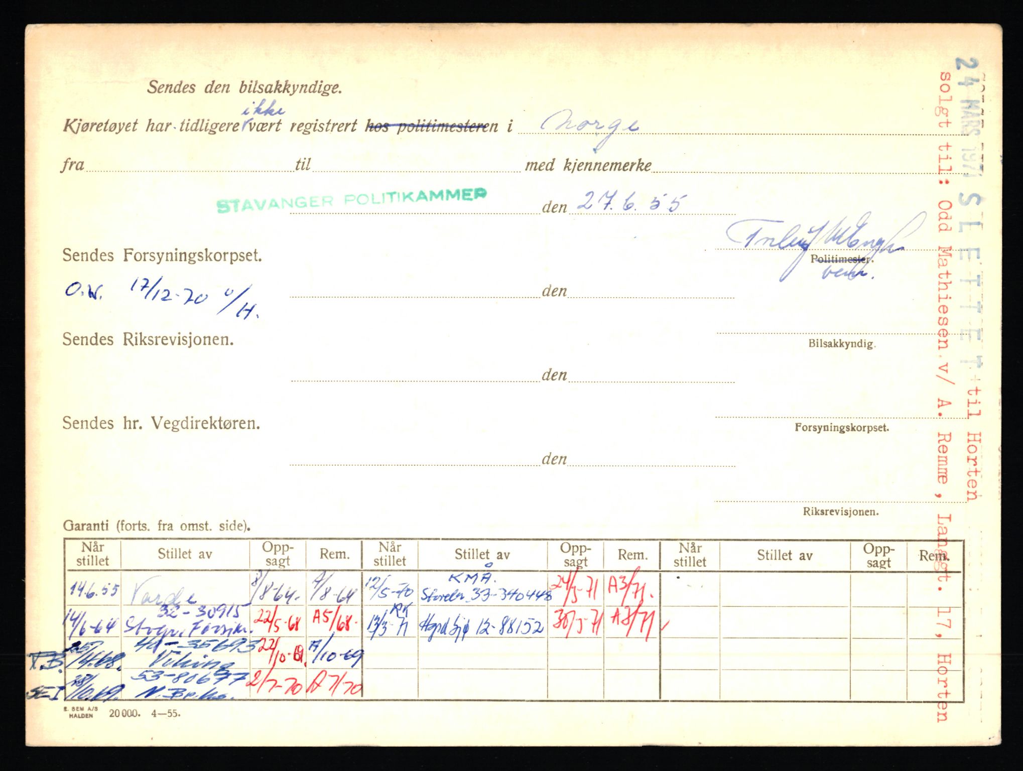 Stavanger trafikkstasjon, AV/SAST-A-101942/0/F/L0002: L-350 - L-699, 1930-1971, p. 1796