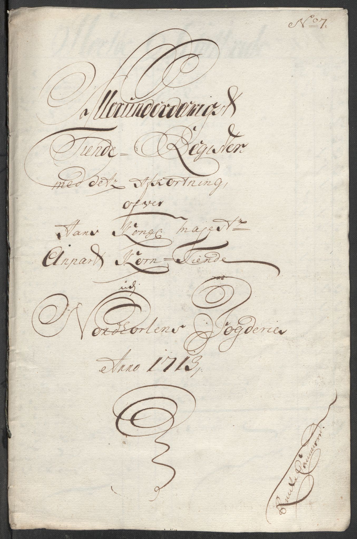 Rentekammeret inntil 1814, Reviderte regnskaper, Fogderegnskap, RA/EA-4092/R51/L3195: Fogderegnskap Nordhordland og Voss, 1713, p. 227
